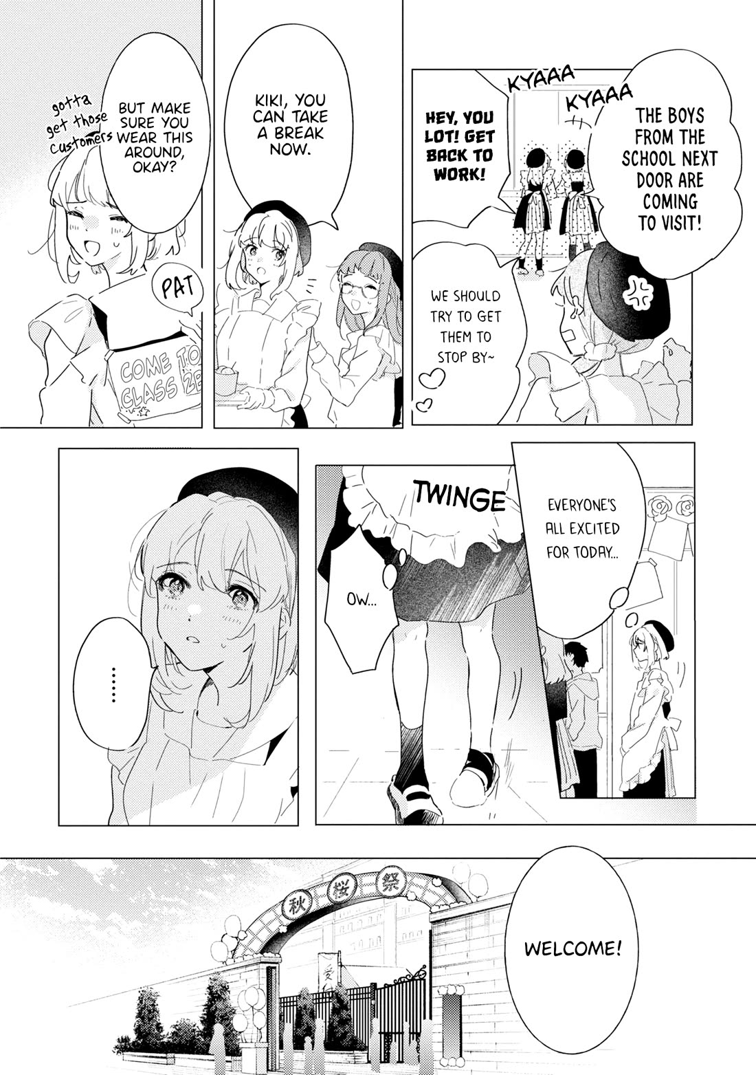 Odoriba ni sukaato ga naru Chapter 21 page 4 - Chapter 21: Bound and unwound