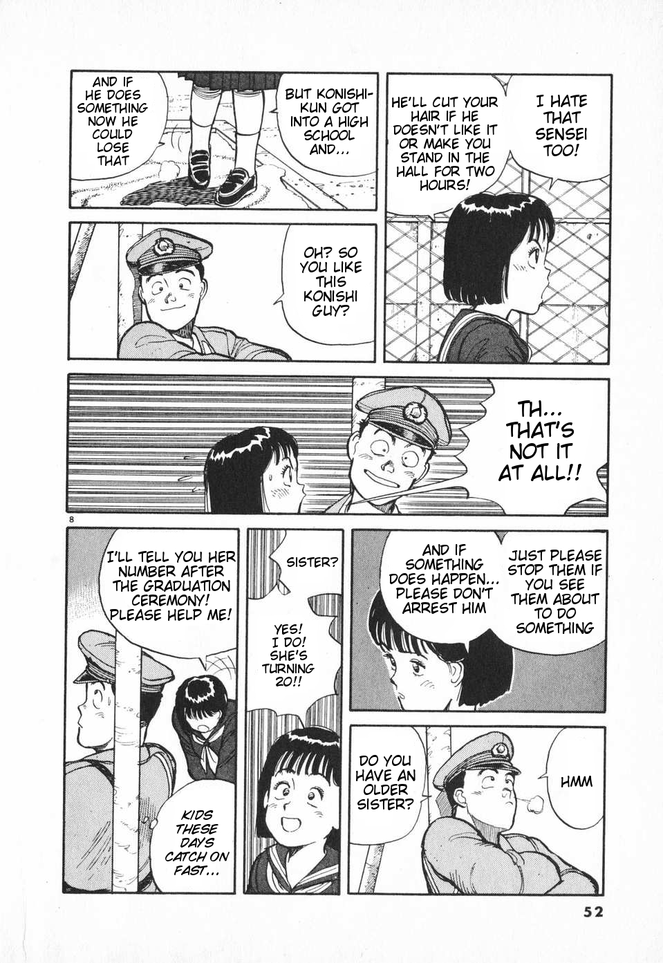 Odoru Keikan Chapter 3 page 8 - Chapter 3: Shouting Policeman