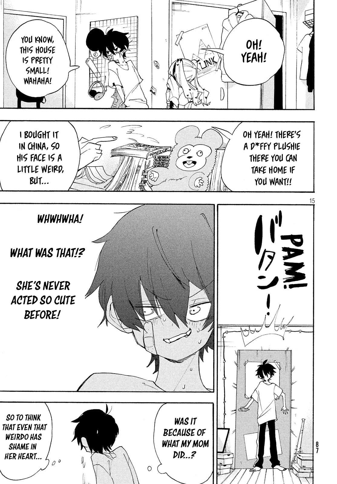 Odoru Respawn Chapter 2 page 15 - Chapter 2: I wonder why she's so red