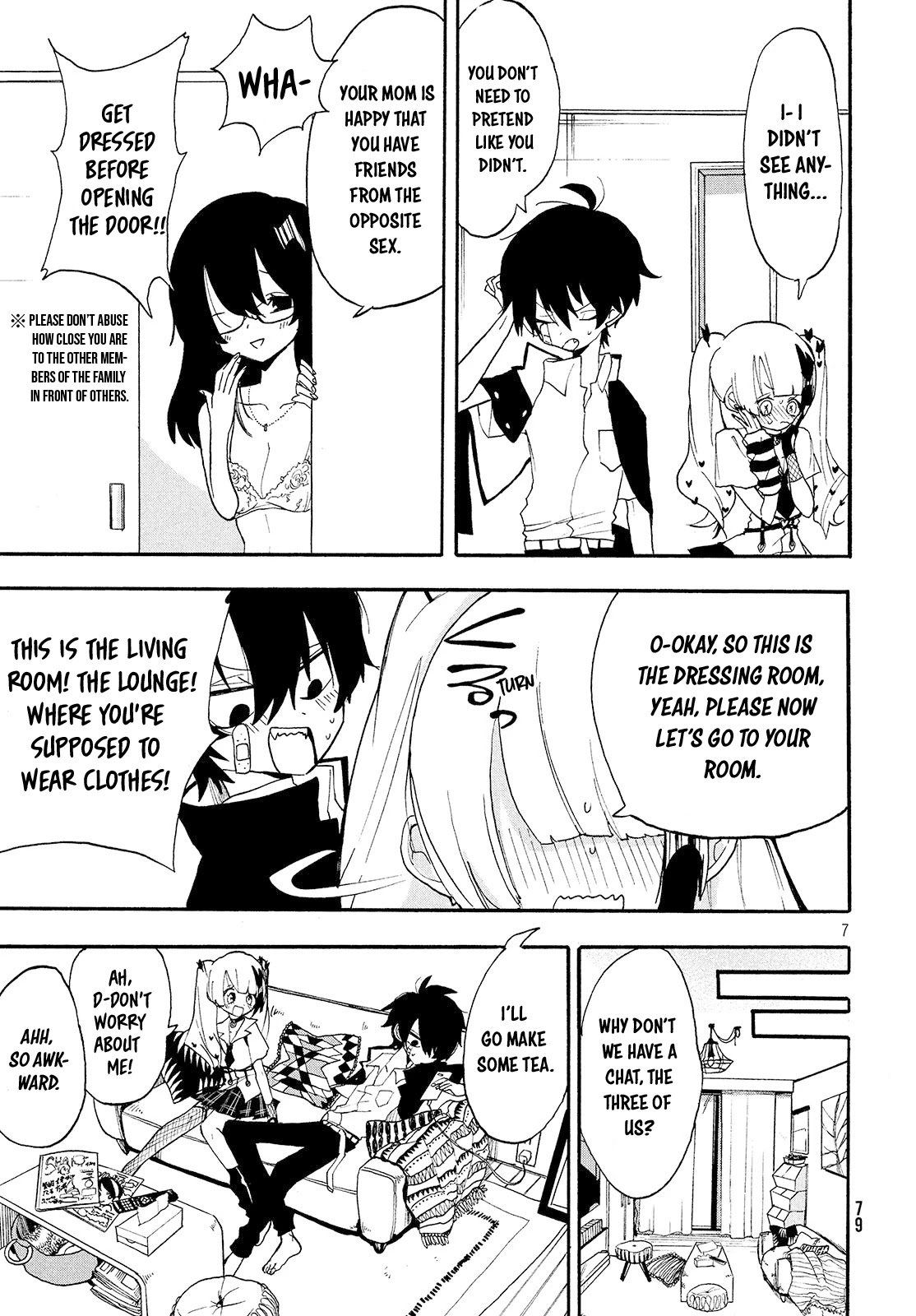 Odoru Respawn Chapter 2 page 7 - Chapter 2: I wonder why she's so red