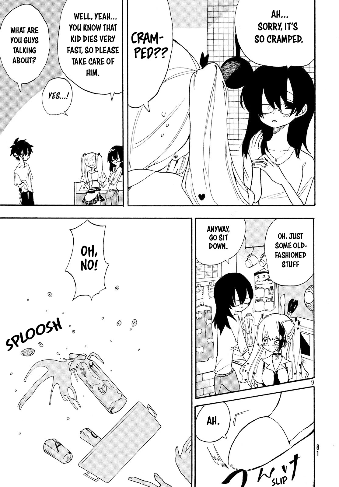 Odoru Respawn Chapter 2 page 9 - Chapter 2: I wonder why she's so red