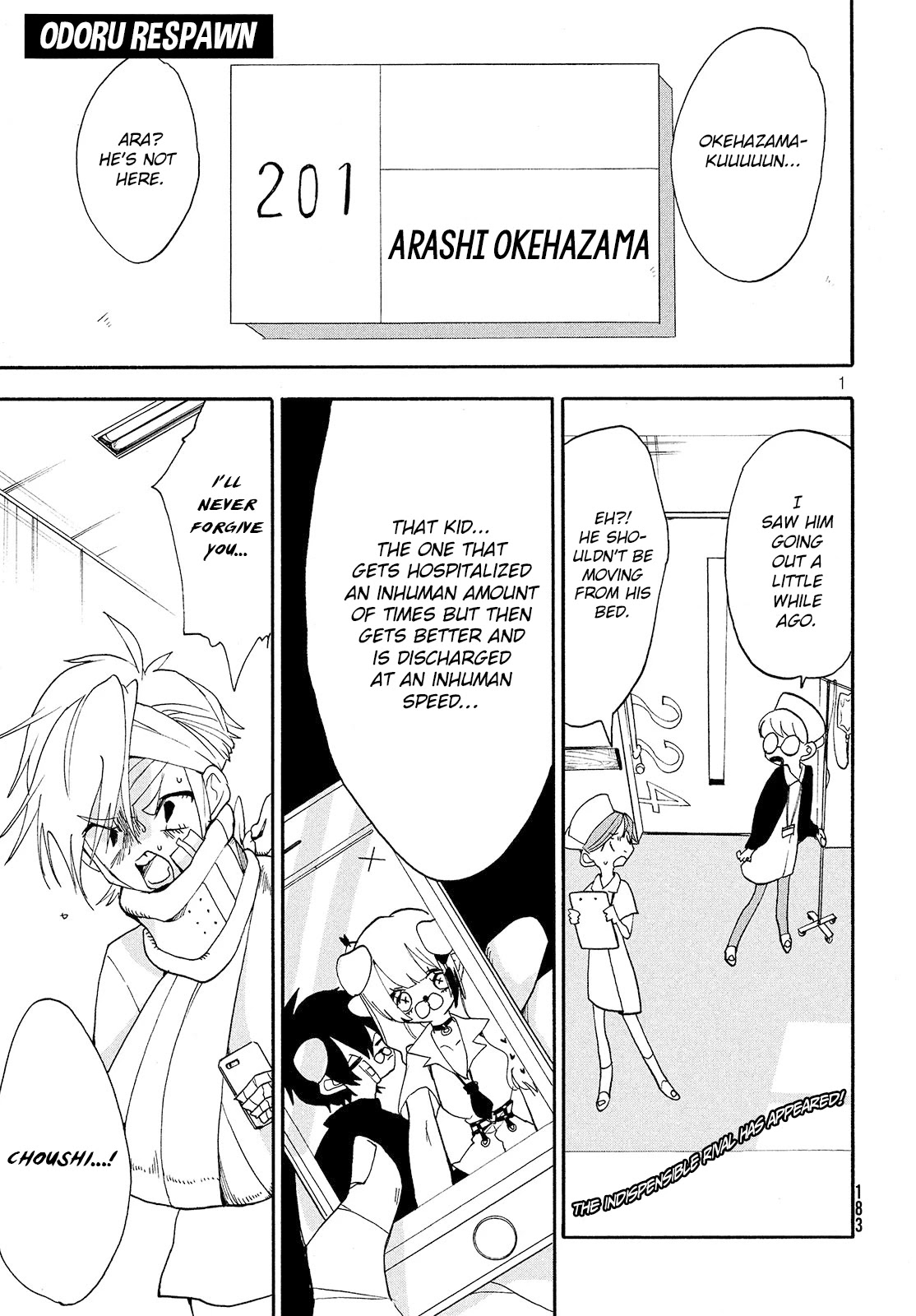 Odoru Respawn Chapter 3 page 1 - Chapter 3: A self-proclaimed best friend arrives