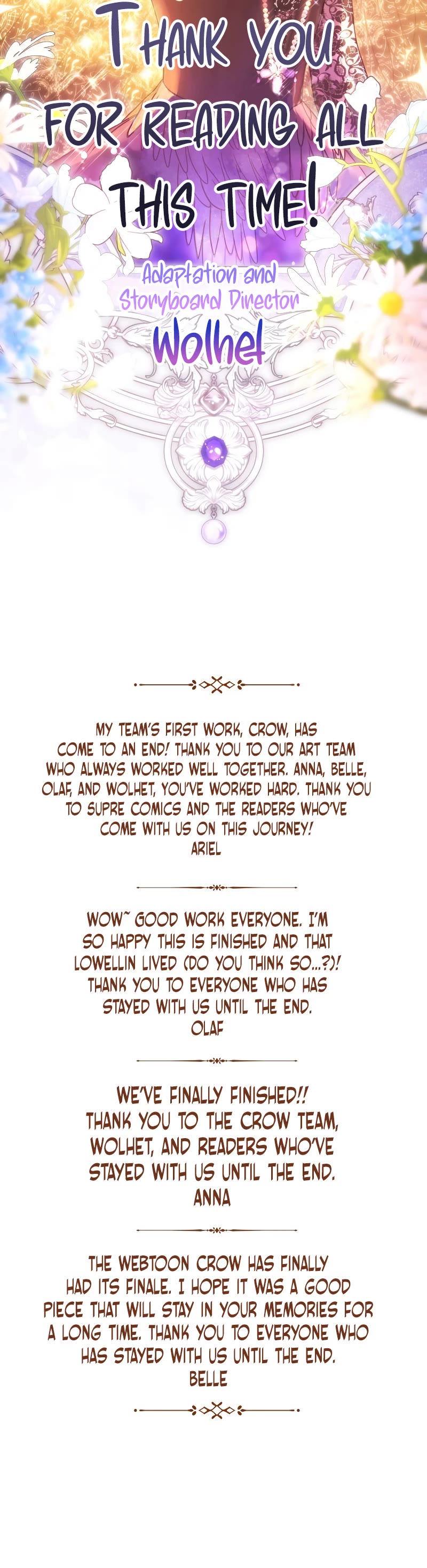 Of all things, I Became a Crow Chapter 107 page 92 - Chapter 107 [END]