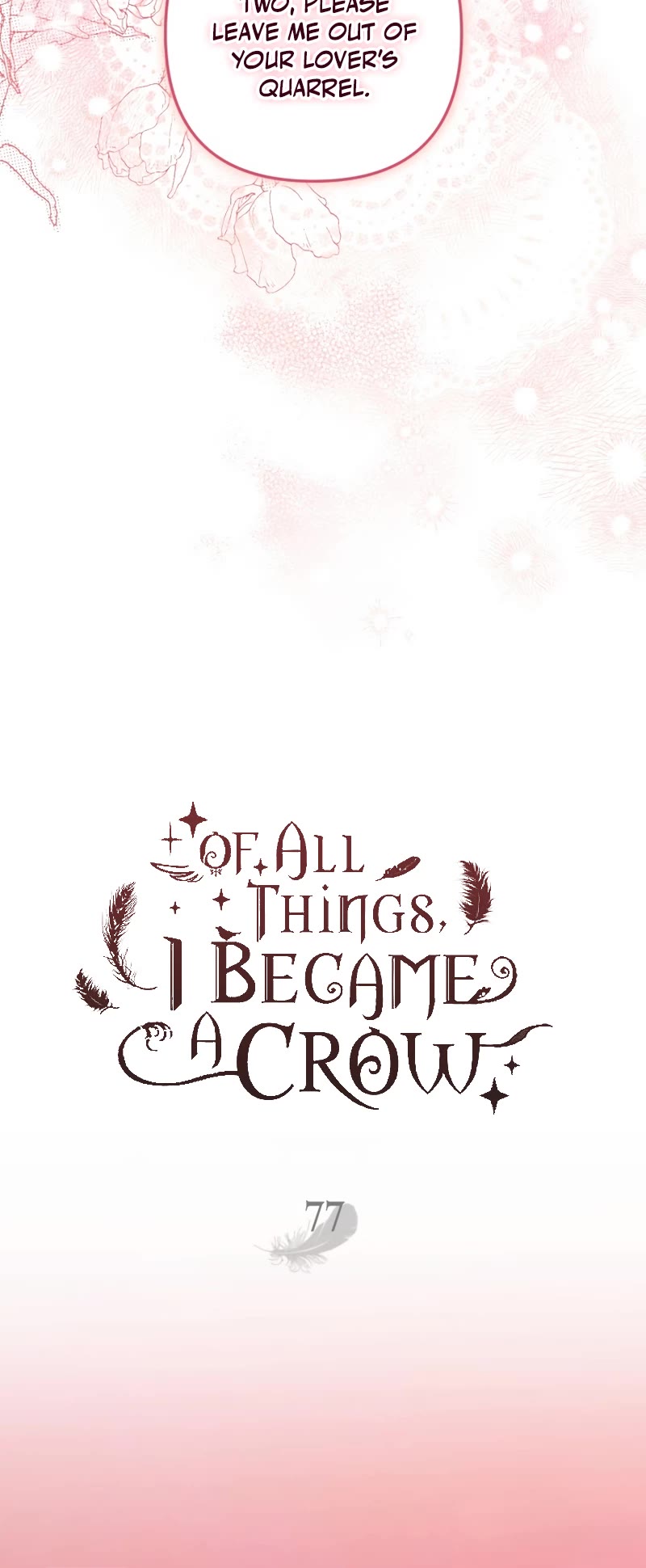 Of all things, I Became a Crow Chapter 77 page 40 - Chapter 77