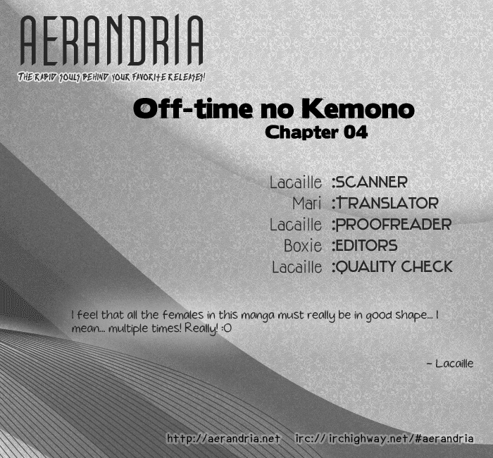 Off-Time no Kemono Chapter 4.2 page 3 - Chapter 4 v2 : The Egoist's Sweet Trap