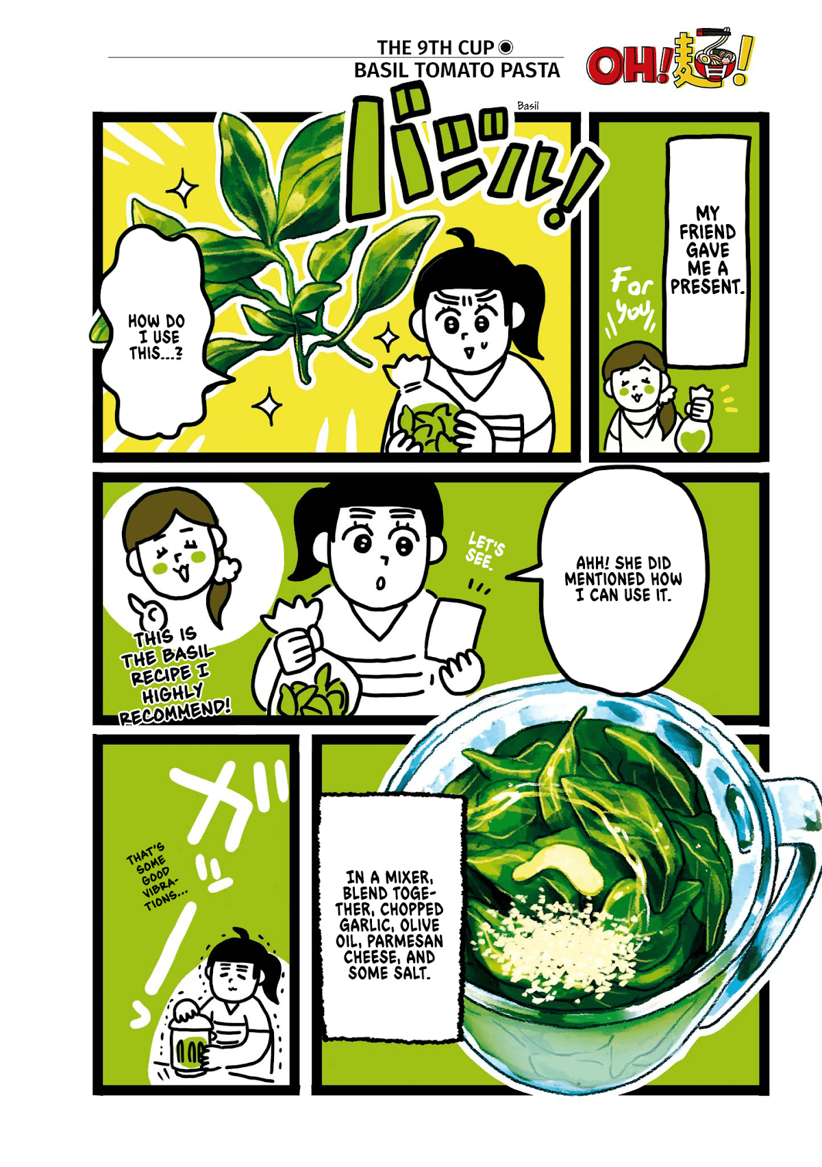 Oh! Men! Chapter 9 page 2 - Chapter 9: Basil Tomato Pasta