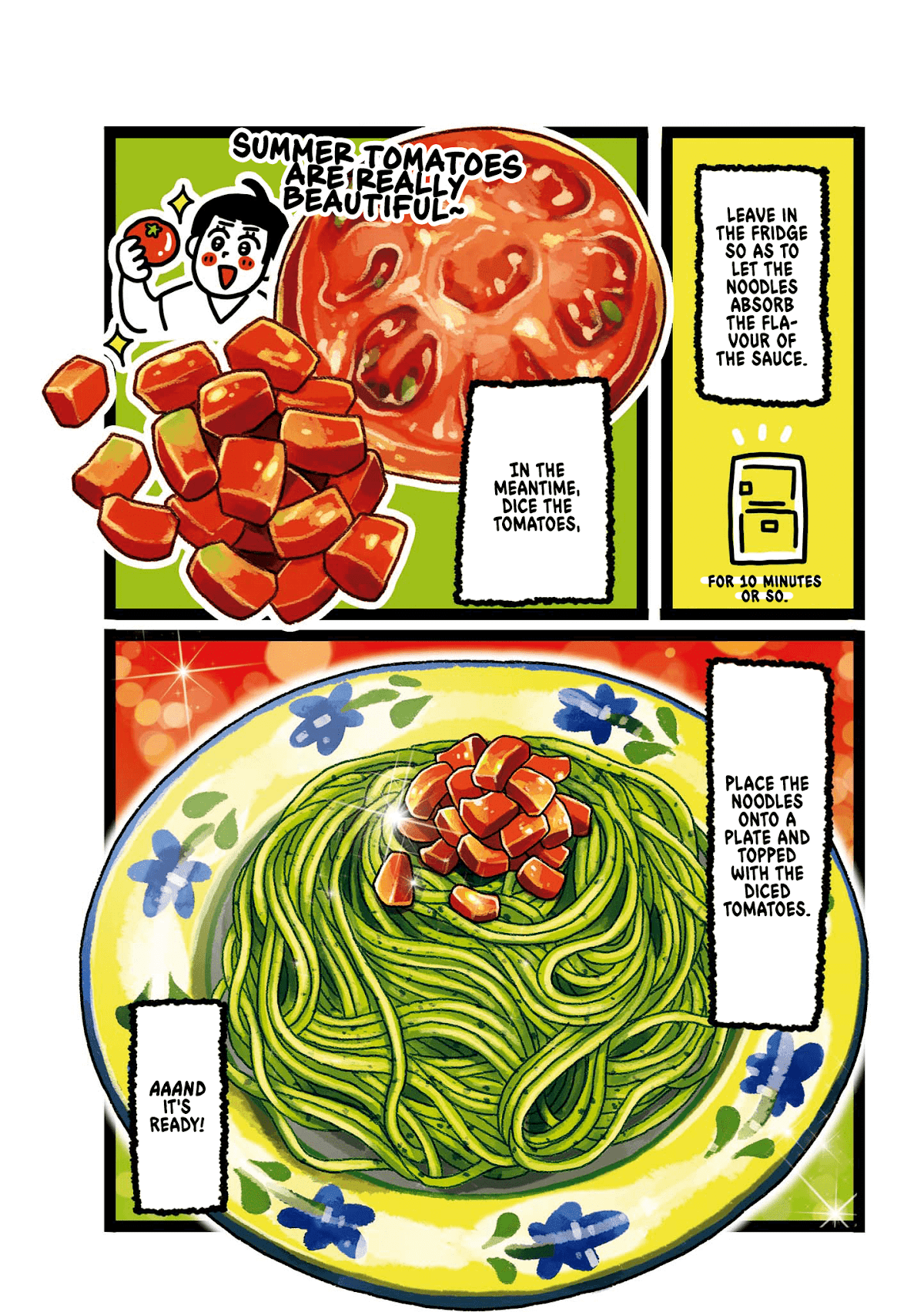 Oh! Men! Chapter 9 page 4 - Chapter 9: Basil Tomato Pasta