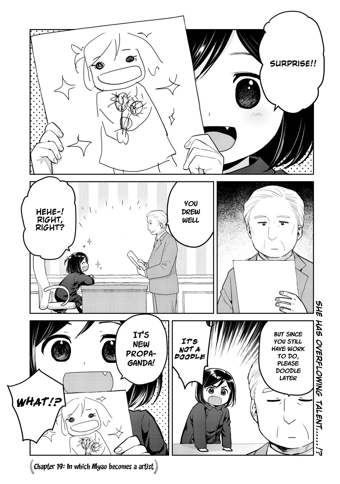 Oh, Our General Myao Chapter 19 page 1 - Chapter 19: In which Myao becomes an artist.