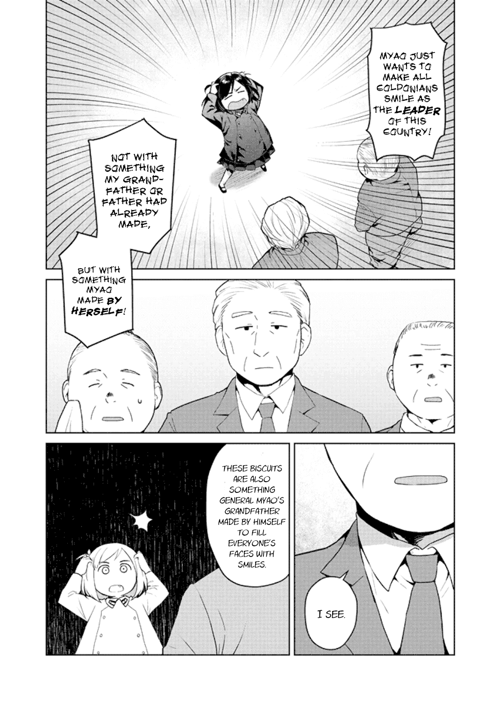 Oh, Our General Myao Chapter 2 page 5 - Chapter 2: In Which Myao Visits a Factory