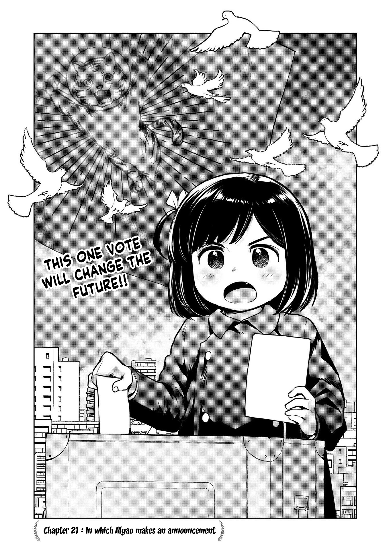 Oh, Our General Myao Chapter 21 page 1 - Chapter 21: In which Myao makes an announcement