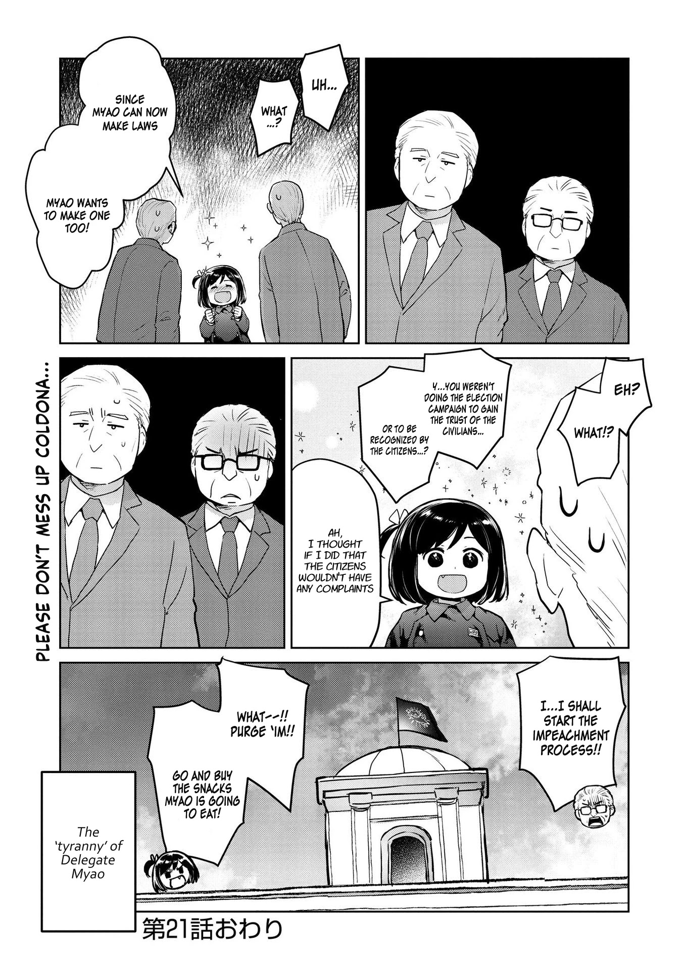 Oh, Our General Myao Chapter 21 page 9 - Chapter 21: In which Myao makes an announcement