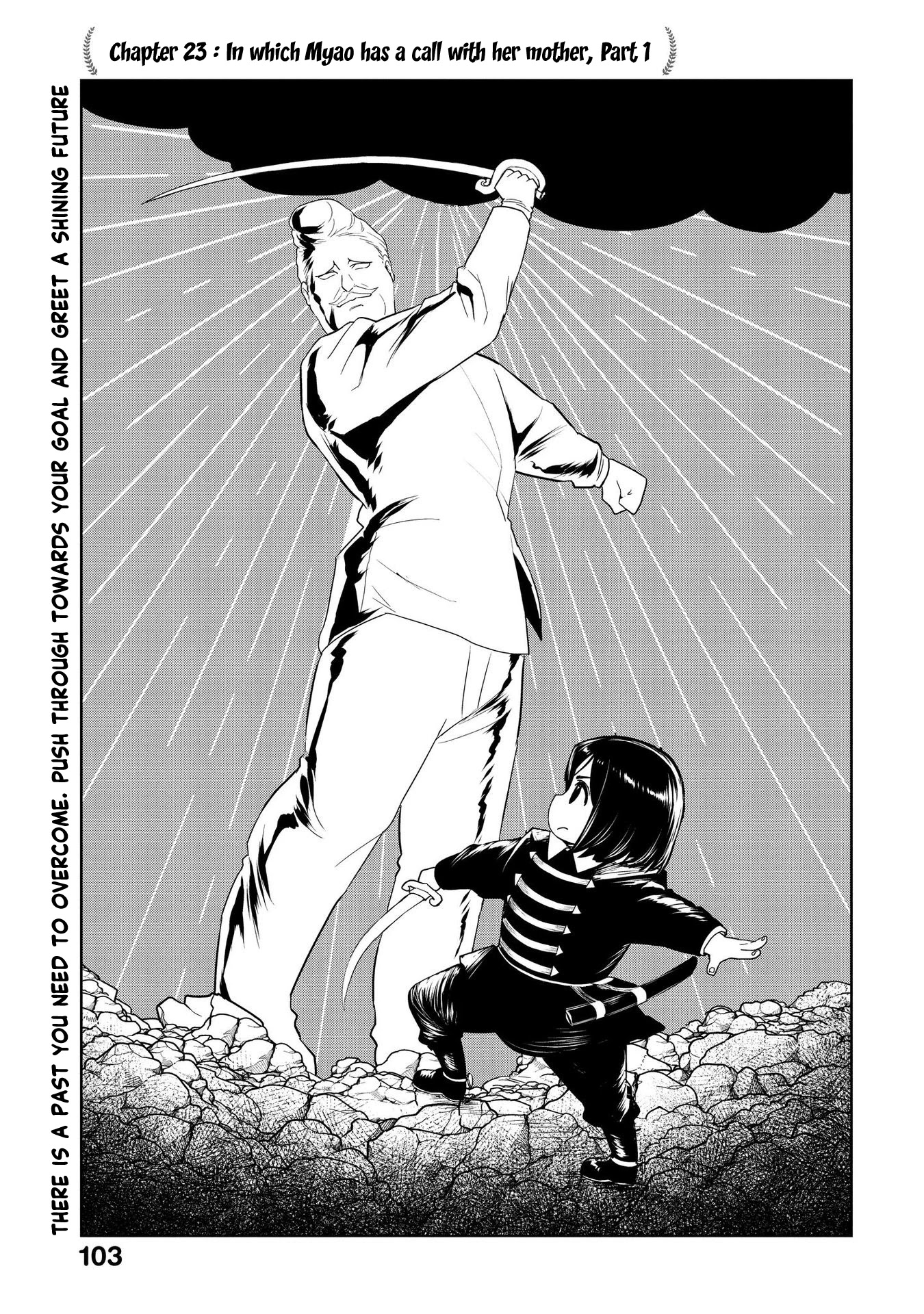 Oh, Our General Myao Chapter 23 page 1 - Chapter 23: In which Myao has a call with her Mother (Part 1)