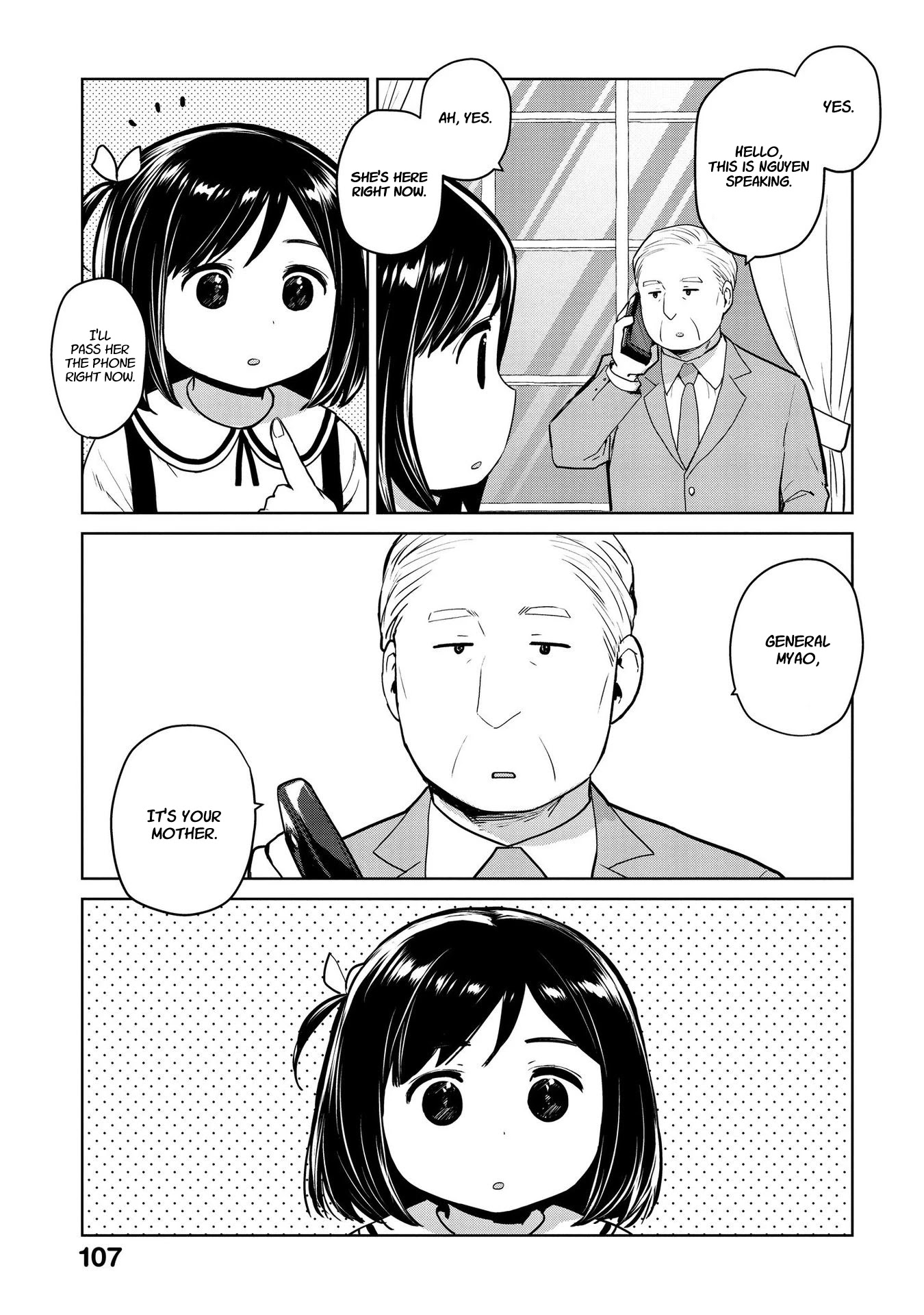 Oh, Our General Myao Chapter 23 page 5 - Chapter 23: In which Myao has a call with her Mother (Part 1)