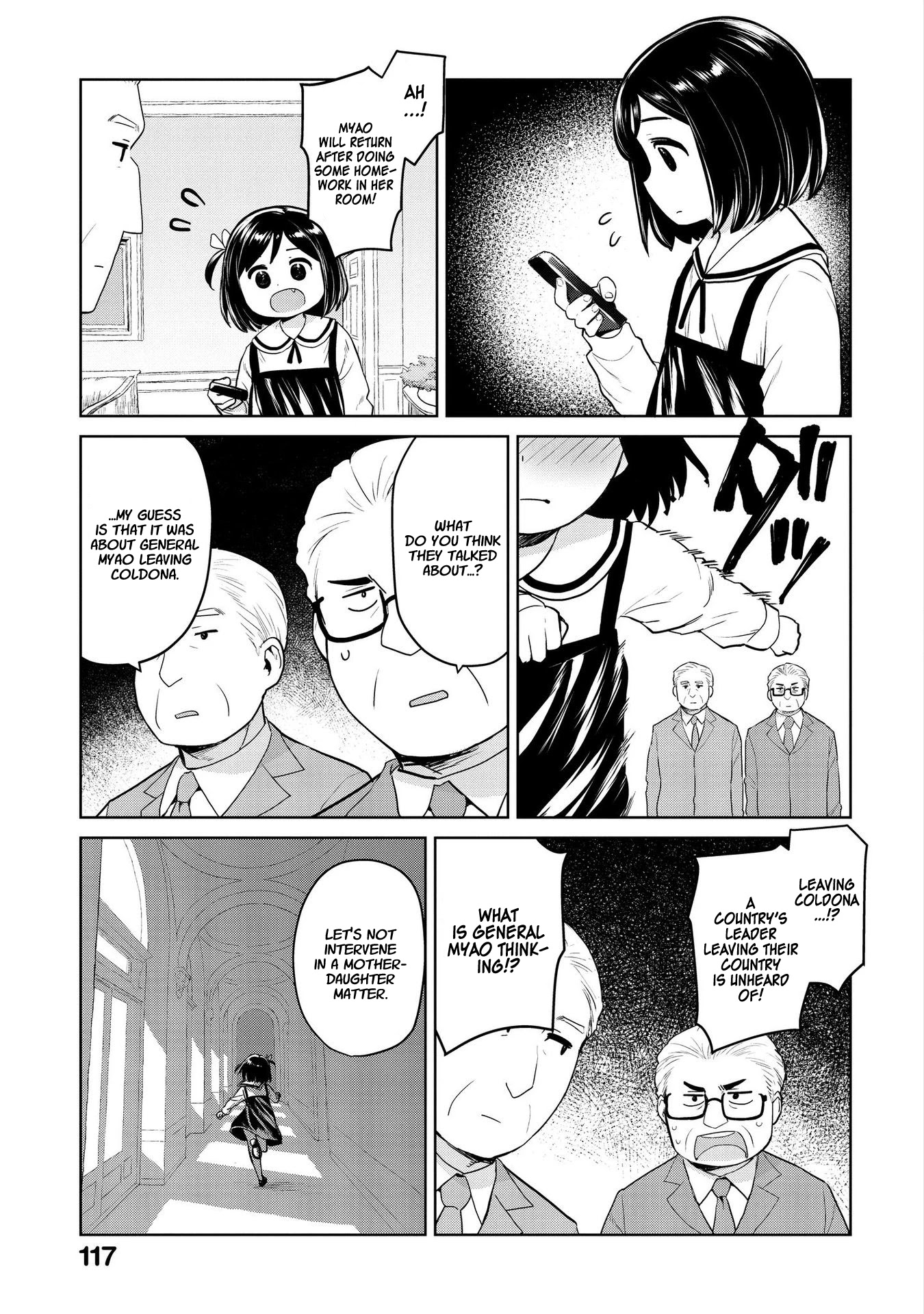Oh, Our General Myao Chapter 24 page 5 - Chapter 24: In which Myao has a call with her Mother (Part 2)
