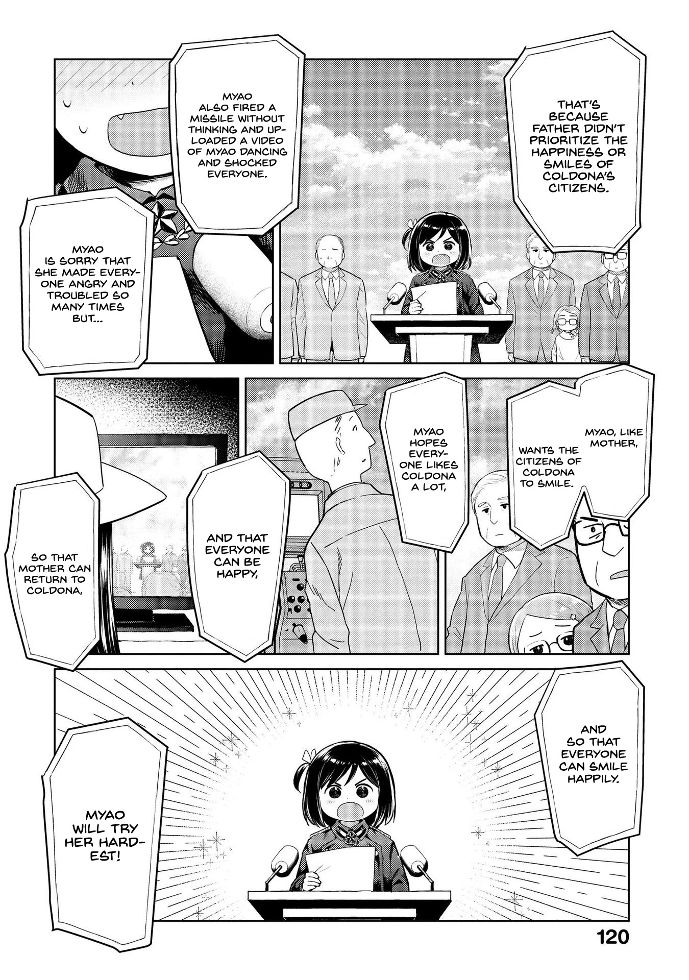 Oh, Our General Myao Chapter 24 page 8 - Chapter 24: In which Myao has a call with her Mother (Part 2)