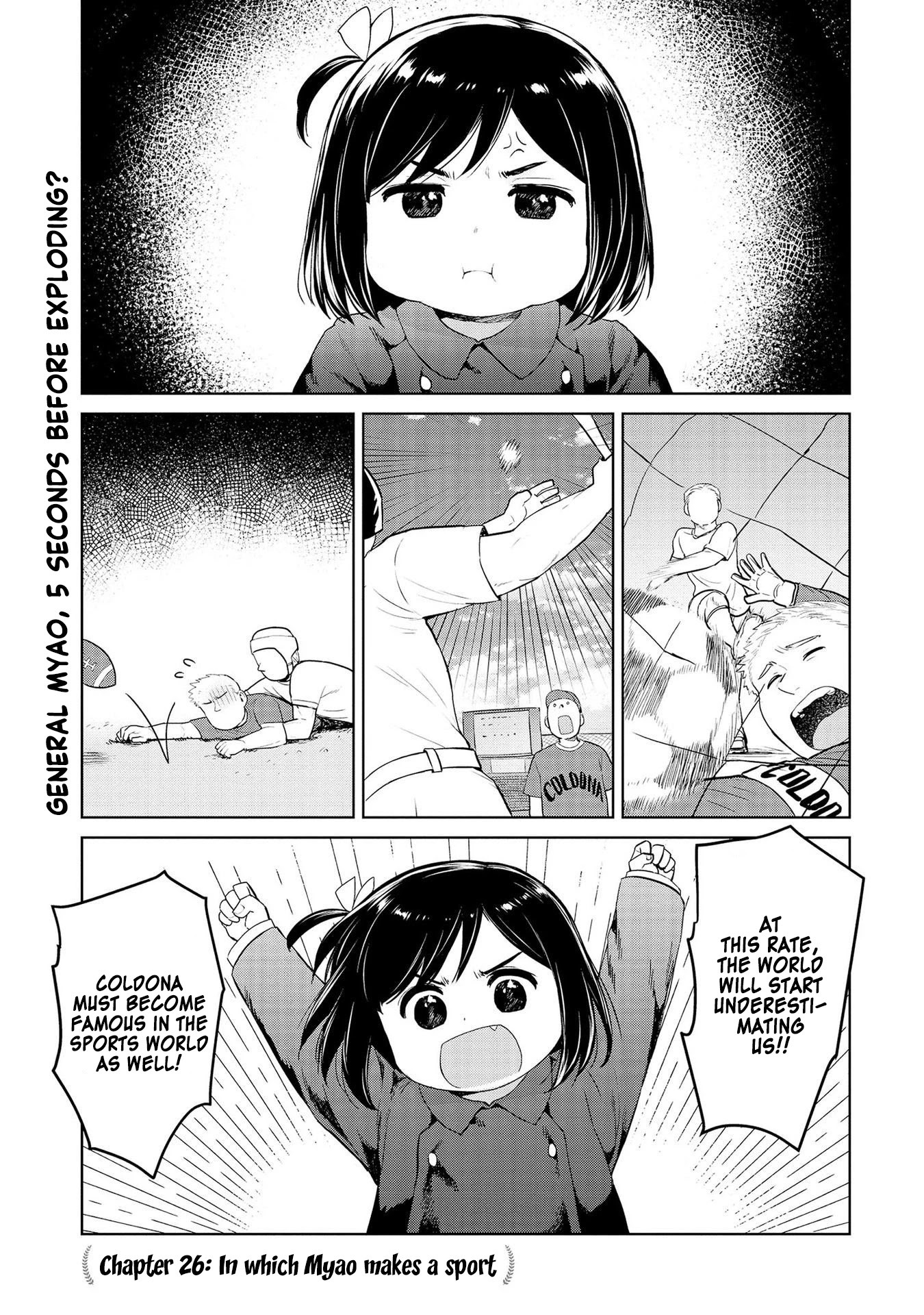 Oh, Our General Myao Chapter 26 page 1 - Chapter 26: In which Myao makes a sport