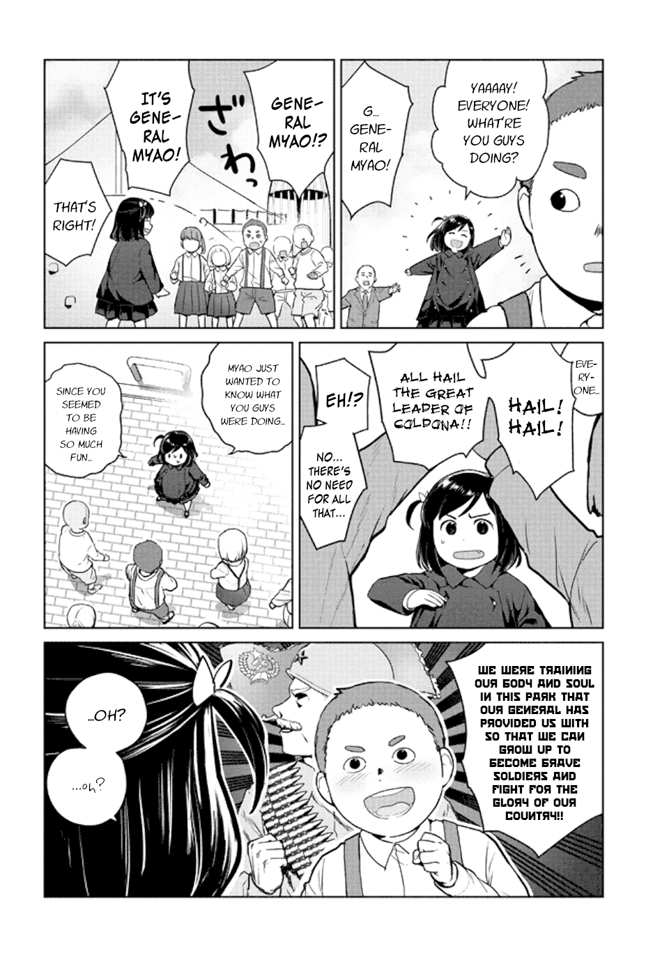 Oh, Our General Myao Chapter 3 page 4 - Chapter 3: In Which Myao Visits a Park