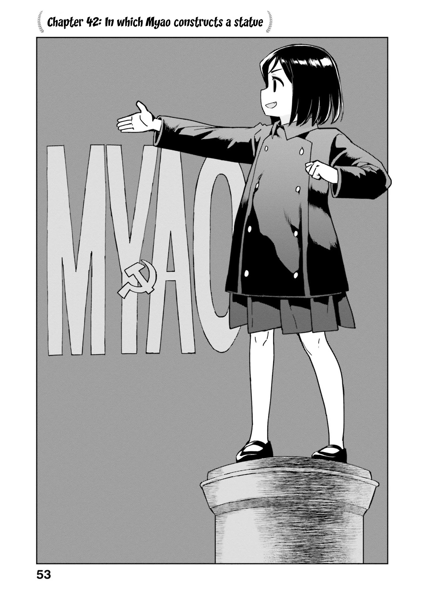 Oh, Our General Myao Chapter 42 page 1 - Chapter 42: In Which Myao Contructs a Statue
