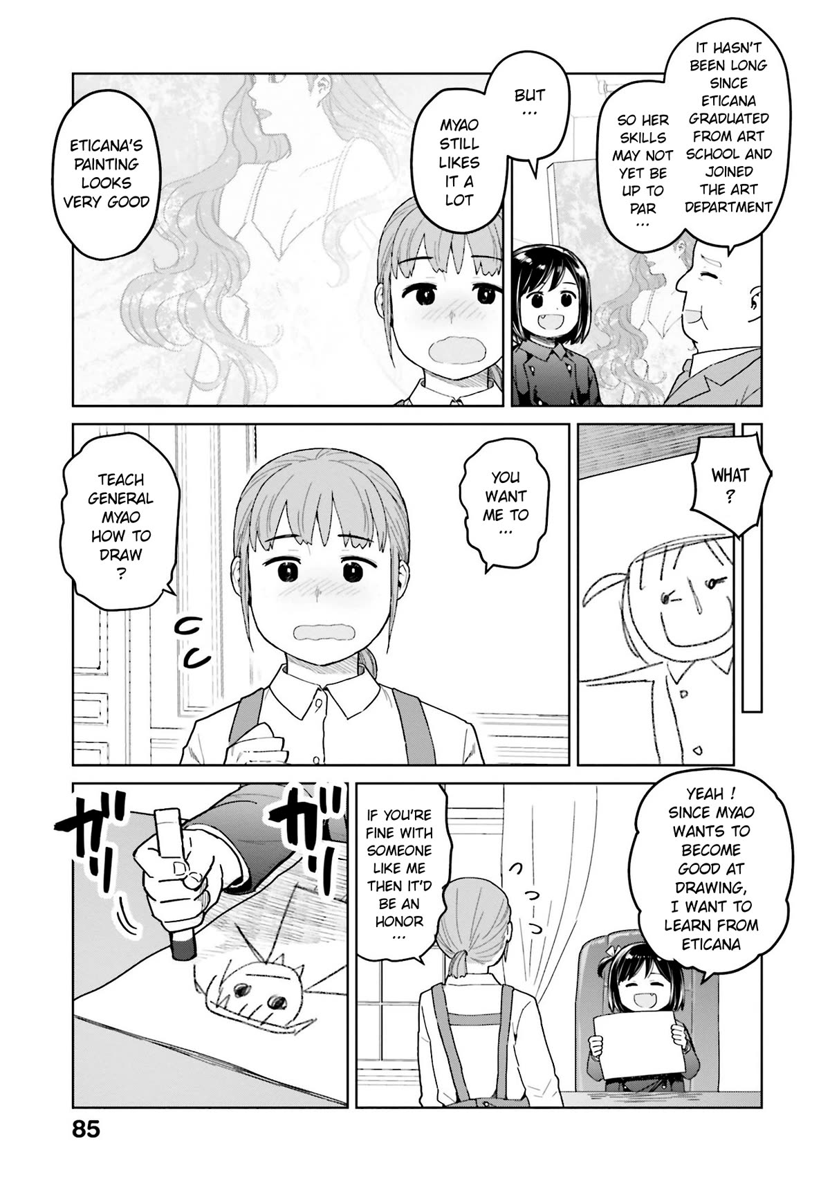 Oh, Our General Myao Chapter 45 page 3 - Chapter 45: In Which Myao Learns How to Draw