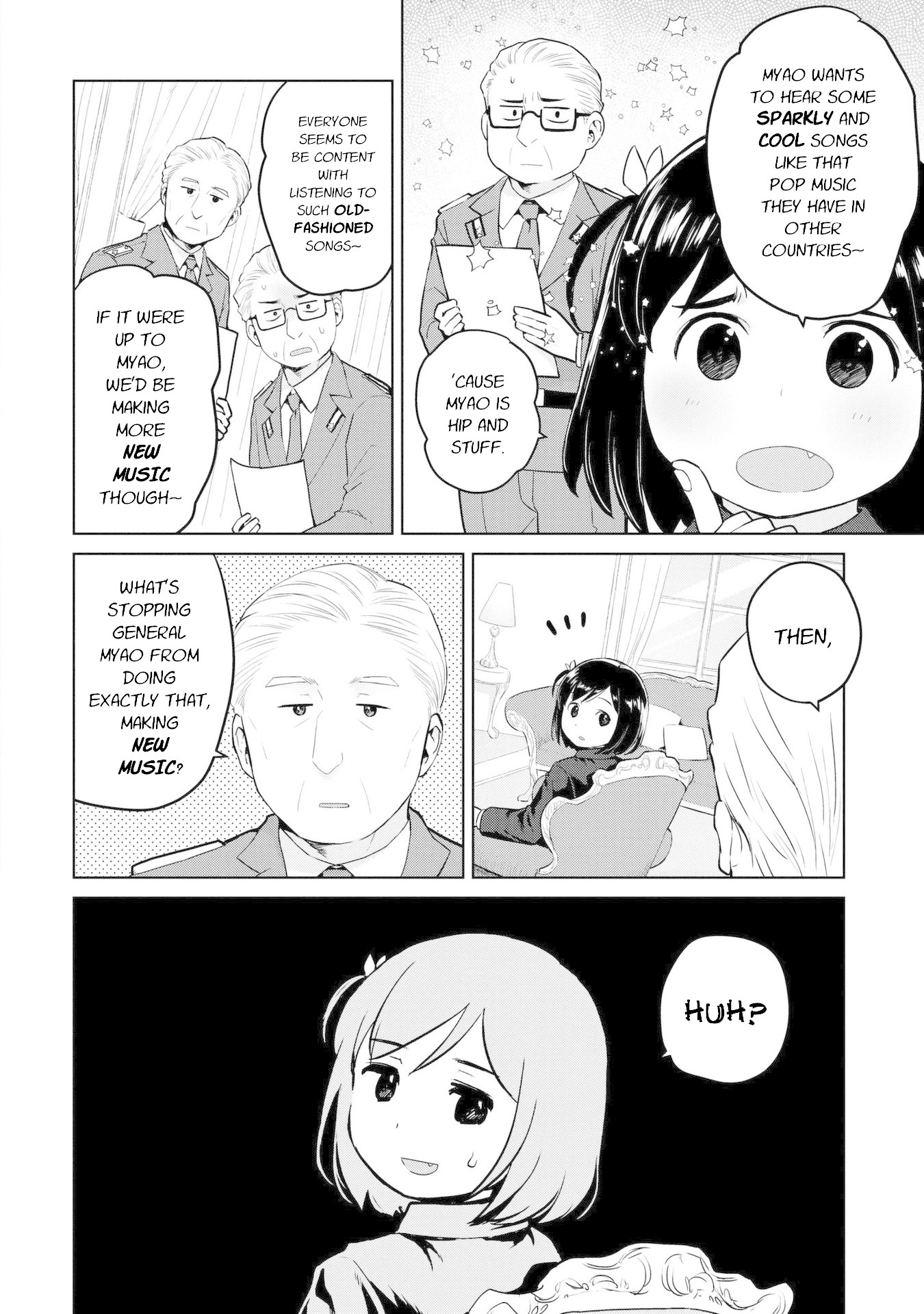Oh, Our General Myao Chapter 5 page 2 - Chapter 5: In Which Myao Sings Her Heart Out