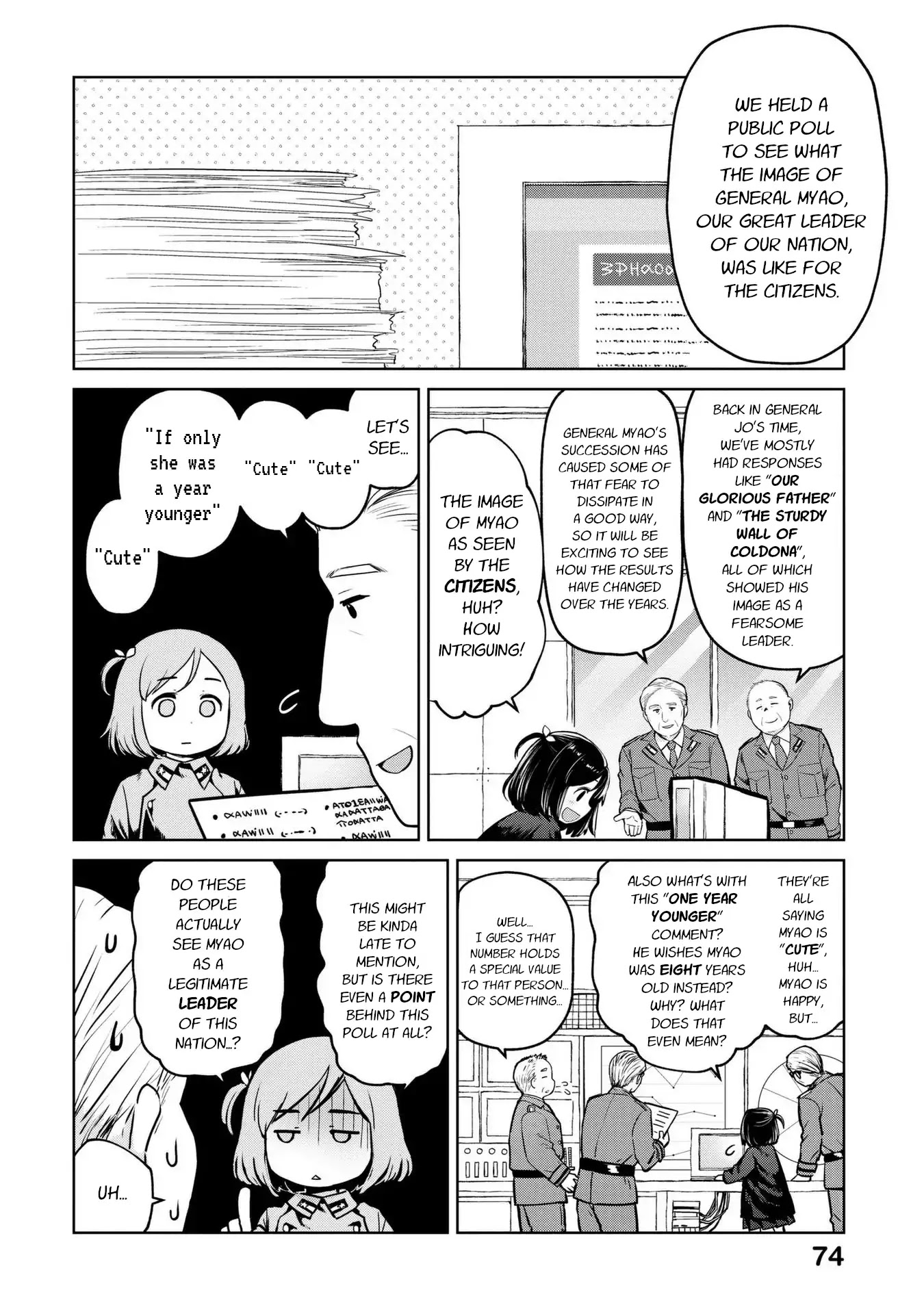 Oh, Our General Myao Chapter 8 page 2 - Chapter 8: In Which Myao Holds a Public Poll