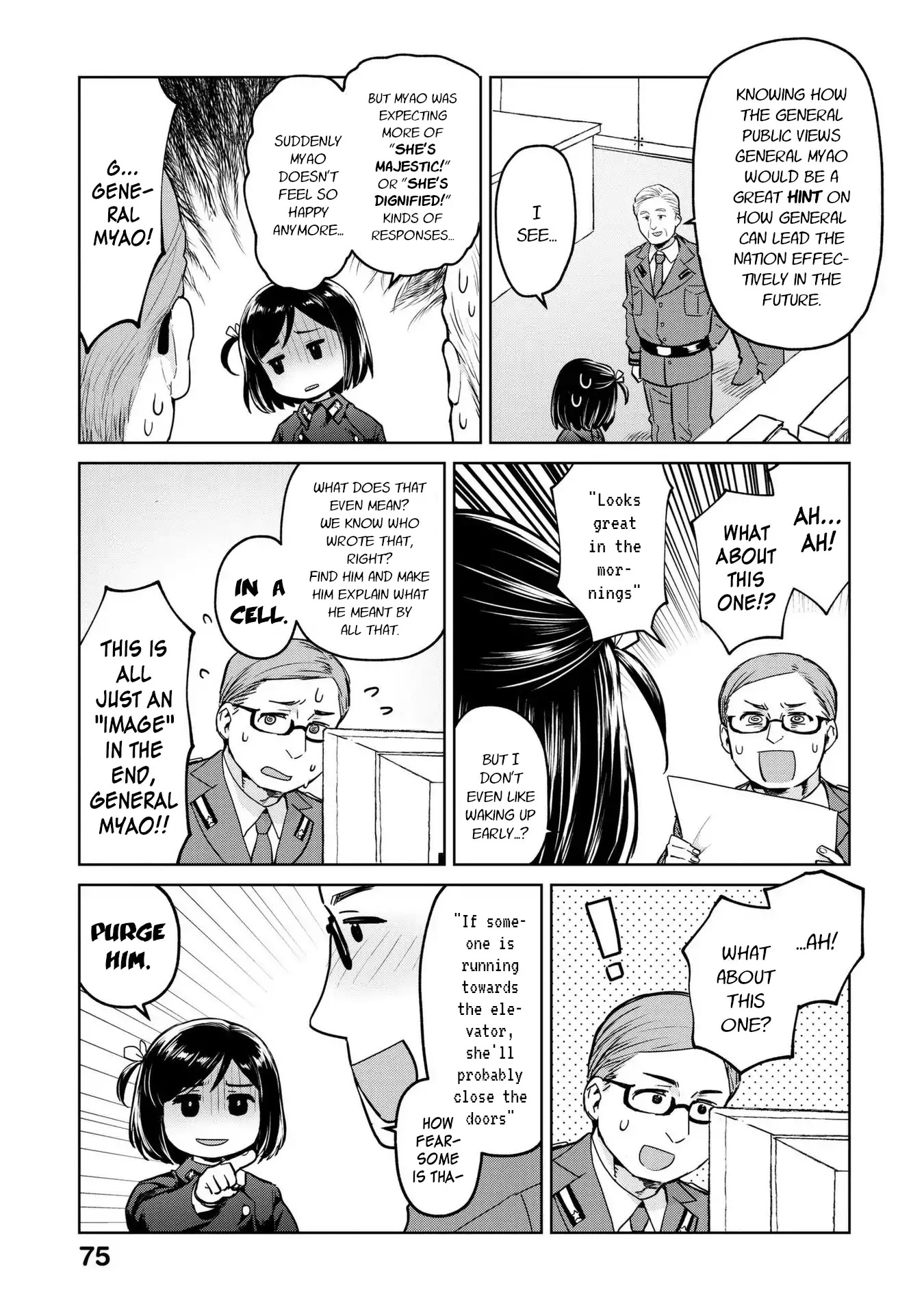 Oh, Our General Myao Chapter 8 page 3 - Chapter 8: In Which Myao Holds a Public Poll
