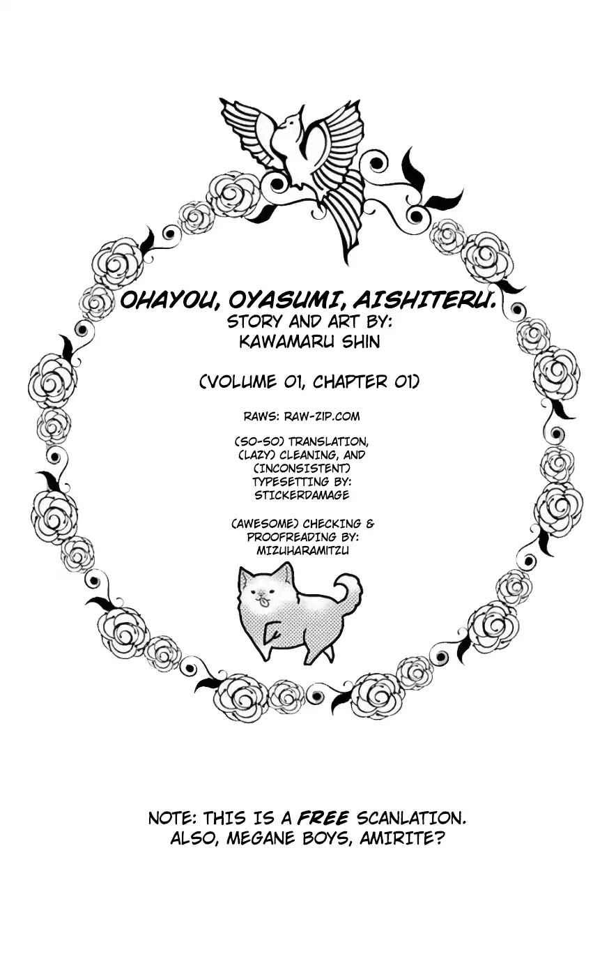 Ohayou, Oyasumi, Aishiteru. Chapter 1 page 3 - Chapter 1