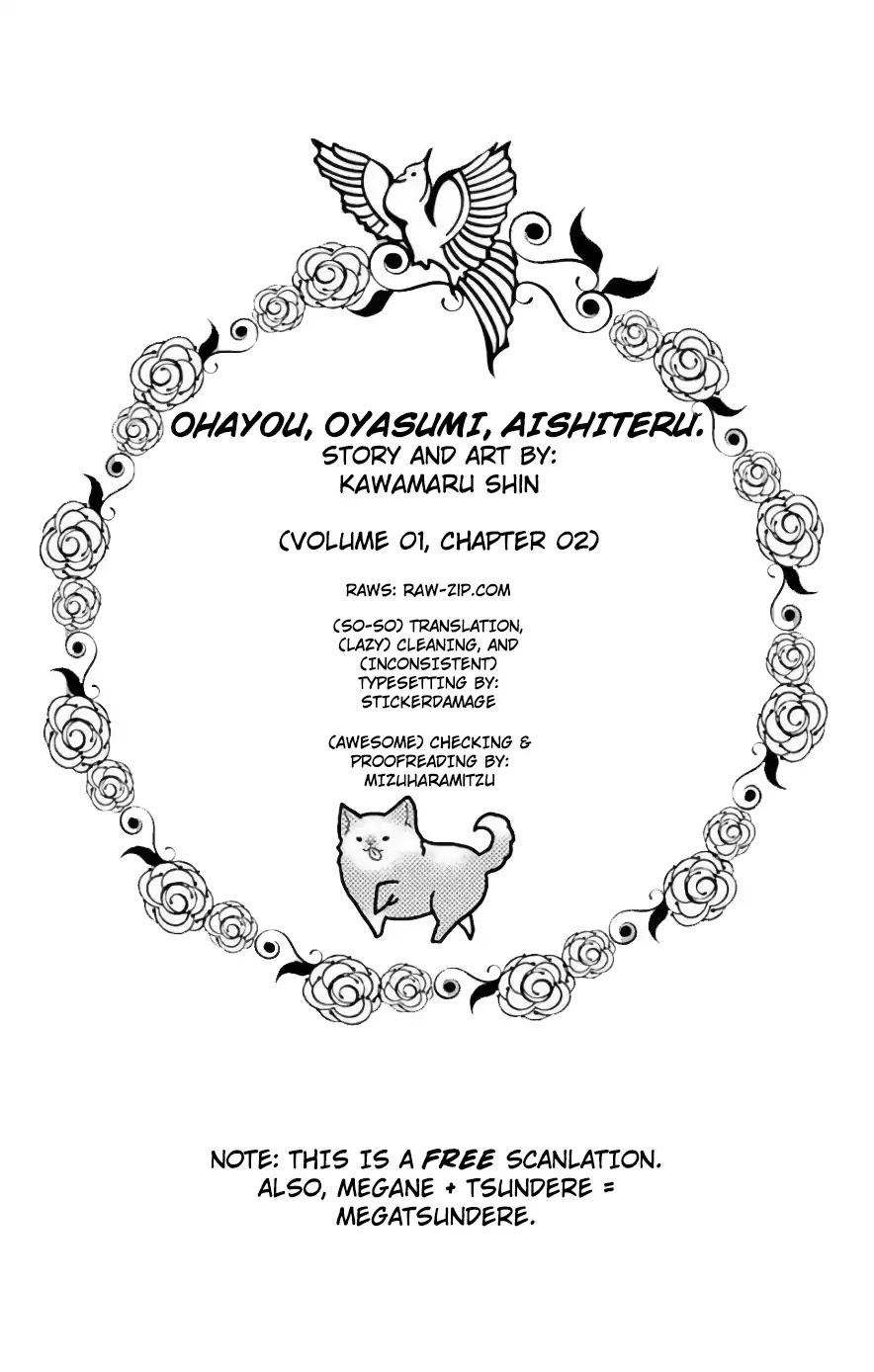 Ohayou, Oyasumi, Aishiteru. Chapter 2 page 1 - Chapter 2