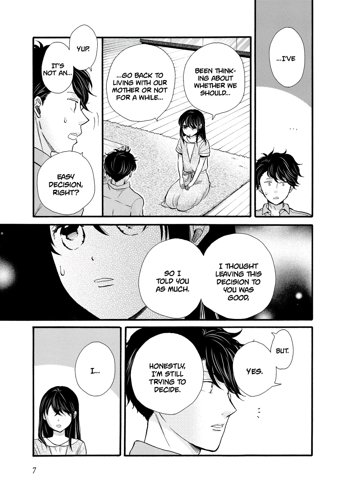 Ohayou Toka Oyasumi Toka Chapter 25 page 8 - Chapter 25: Choice of Family