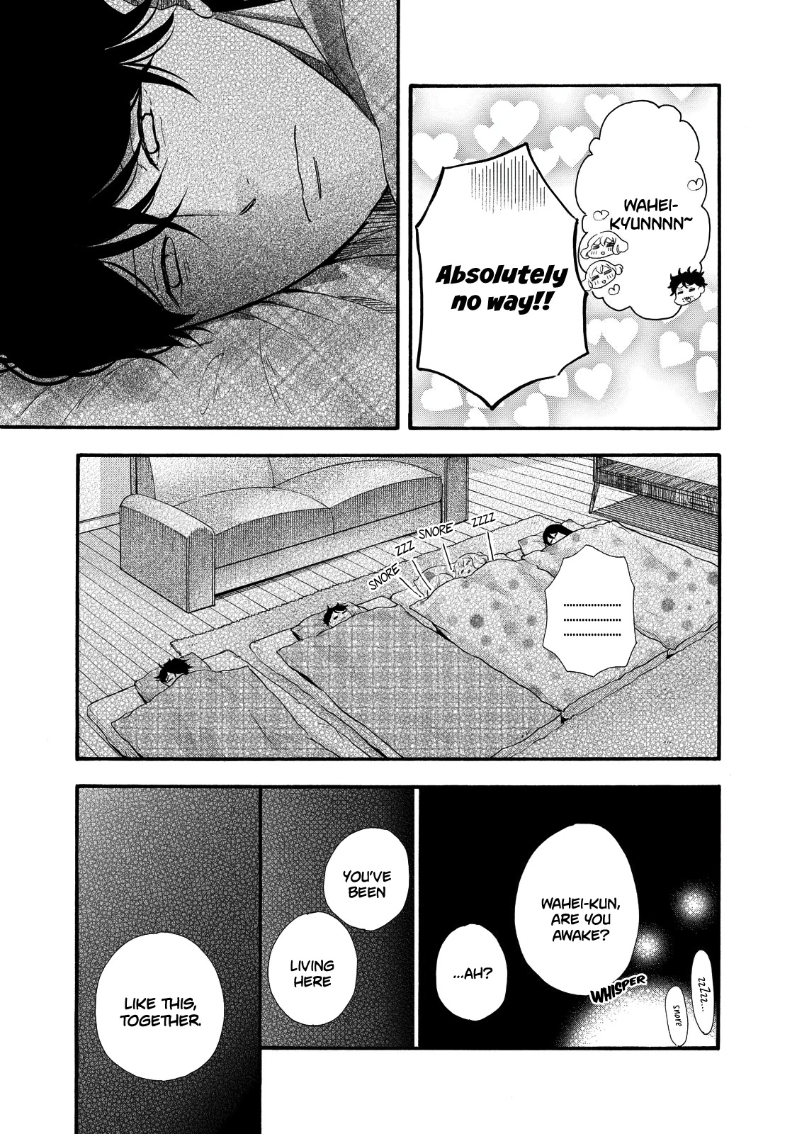 Ohayou Toka Oyasumi Toka Chapter 27 page 15 - Chapter 27: Letting My Father Know