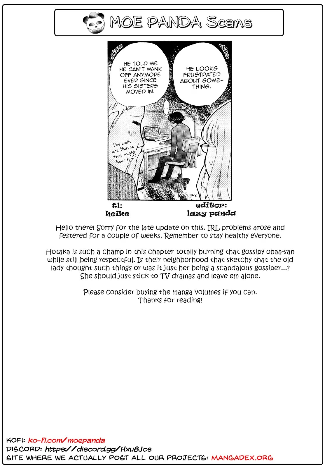 Ohayou Toka Oyasumi Toka Chapter 7 page 36 - Chapter 7: Missing Family Members