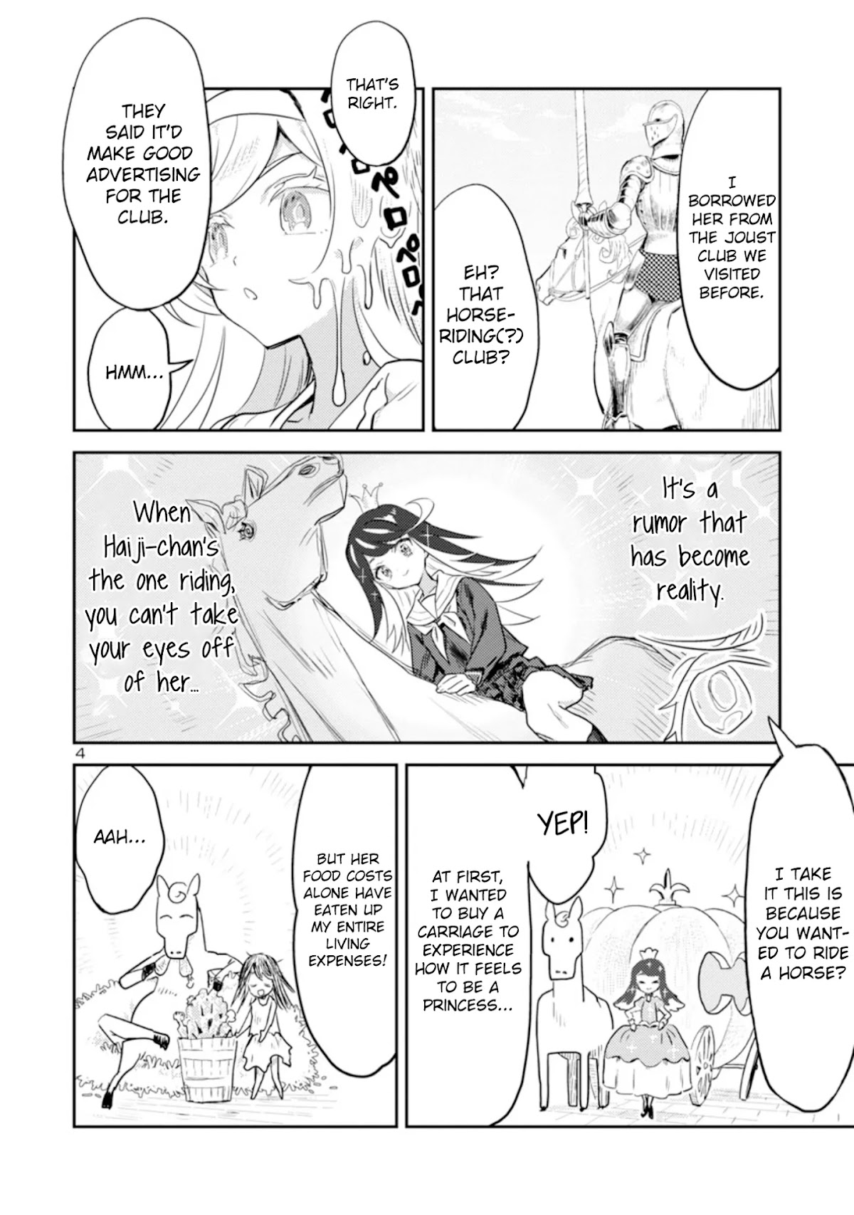 Ohime-sama no Ohime-sama Chapter 10 page 4 - Chapter 10: Riding Together