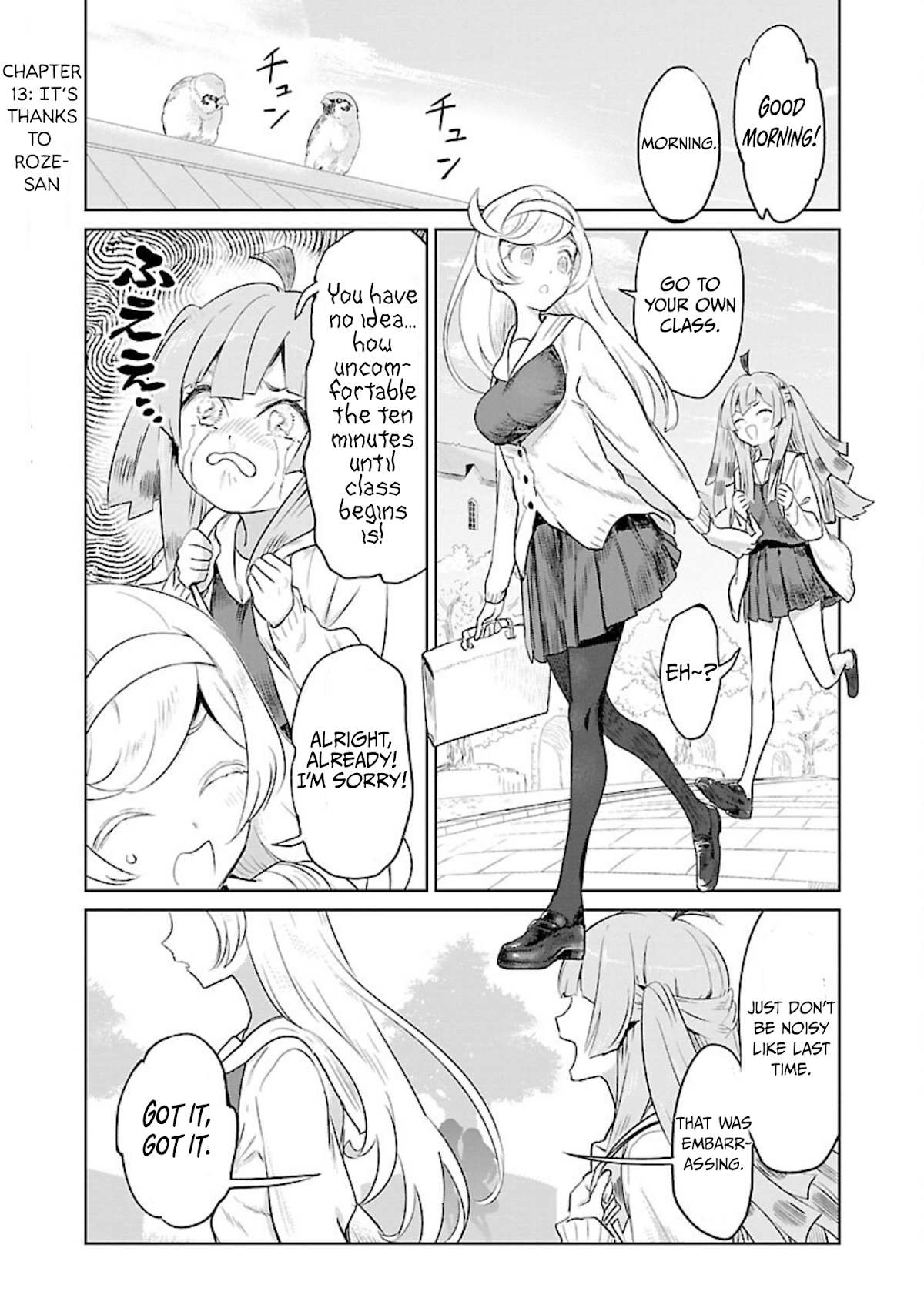 Ohime-sama no Ohime-sama Chapter 13 page 1 - Chapter 13: It's Thanks To Roze-san