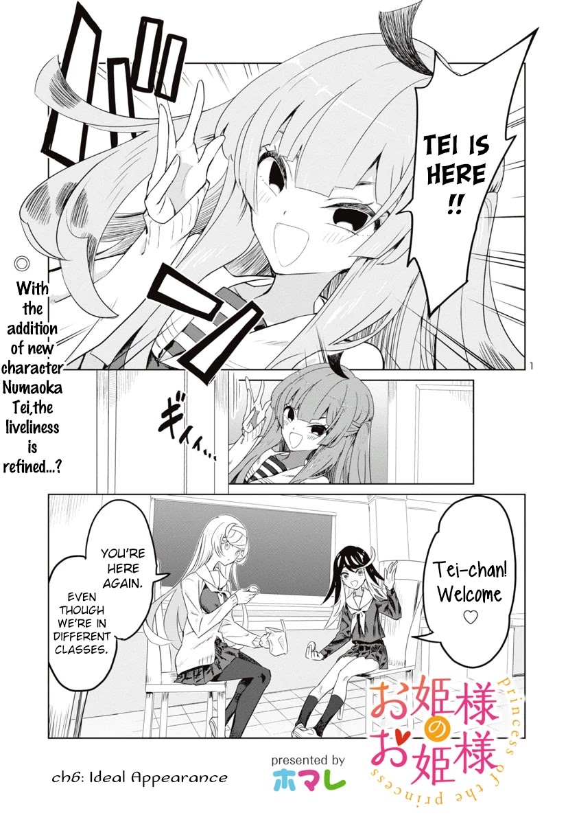 Ohime-sama no Ohime-sama Chapter 6 page 1 - Chapter 6: Ideal Appearance