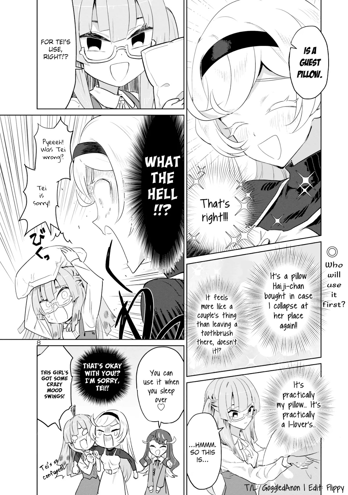 Ohime-sama no Ohime-sama Chapter 7 page 8 - Chapter 7: Writing in Prison