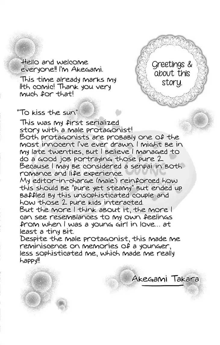 Ohisama ni kiss Chapter 1 page 7 - Chapter 1: To Kiss The Sun