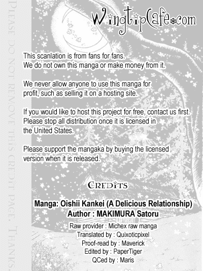 Oishii Kankei Chapter 20.2 page 1 - Chapter 20 v2 : act. 20