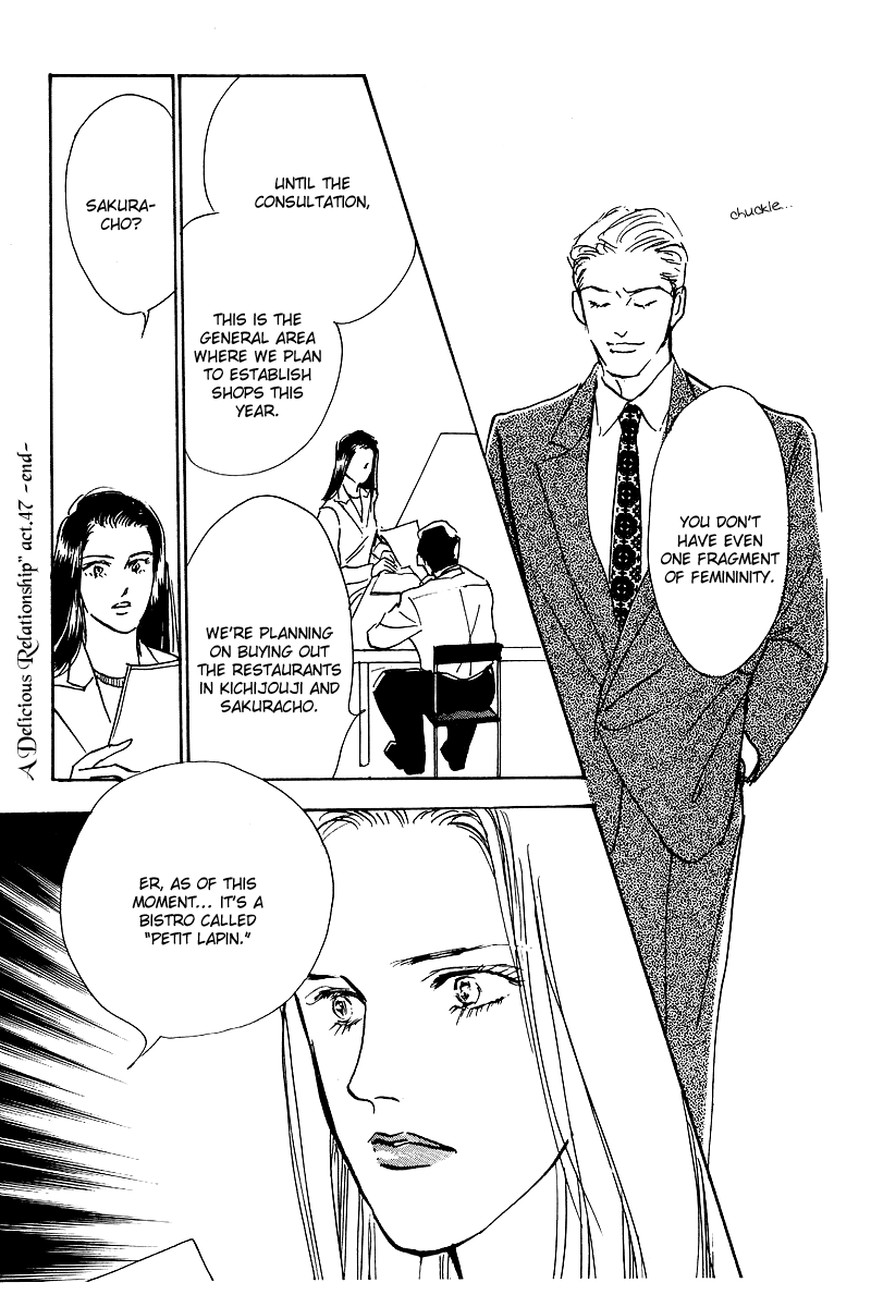 Oishii Kankei Chapter 47.2 page 48 - Chapter 47 v2 : act. 47