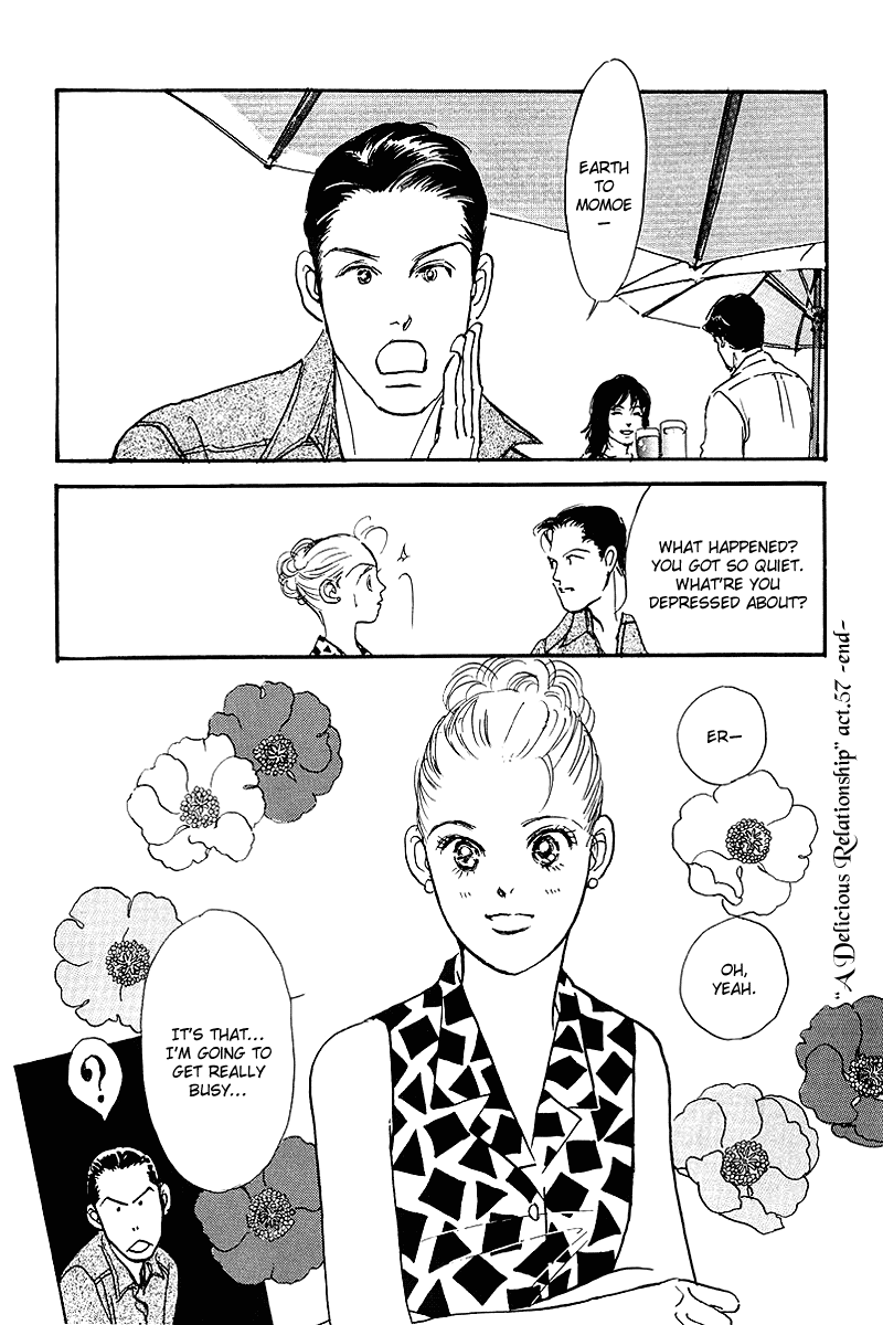 Oishii Kankei Chapter 57 page 34 - Chapter 57 v2 : act. 57