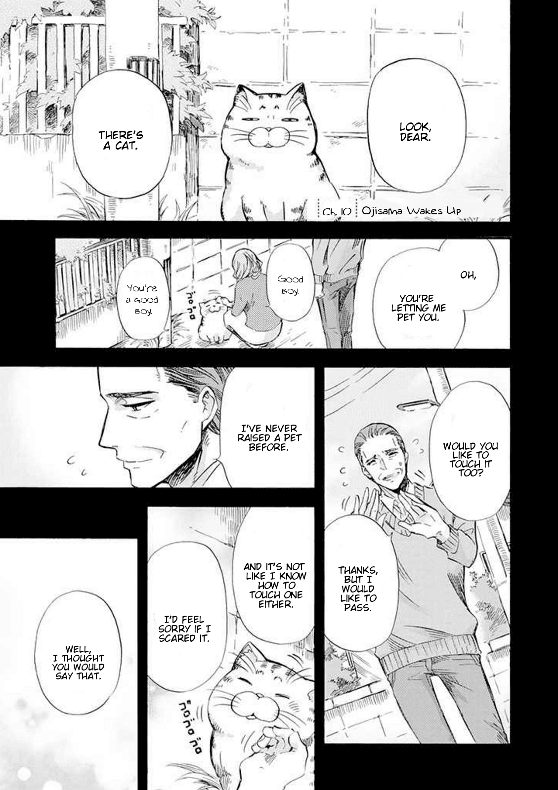 Ojisama to Neko Chapter 10 page 1 - Chapter 10: Ojisama Wakes Up