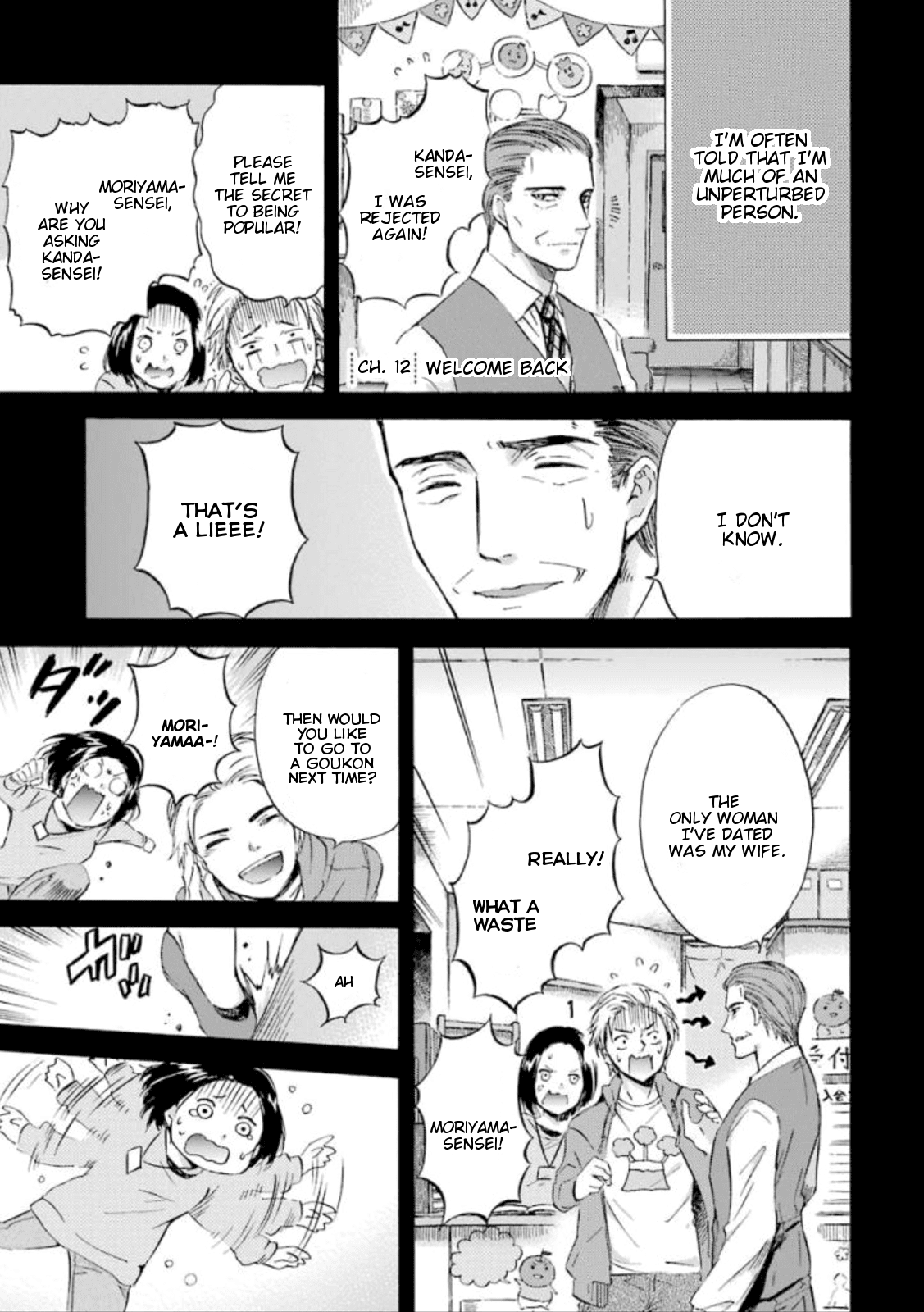 Ojisama to Neko Chapter 12 page 1 - Chapter 12: Welcome Back
