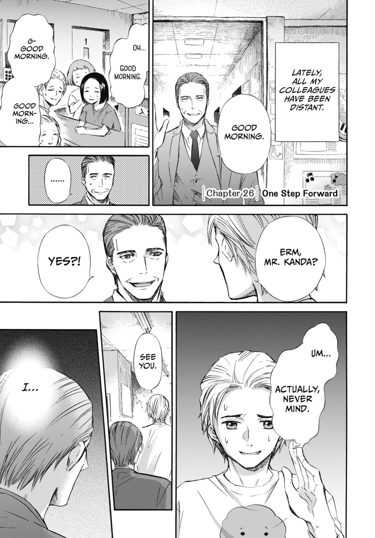 Ojisama to Neko Chapter 26 page 1 - Chapter 26: One Step Forward