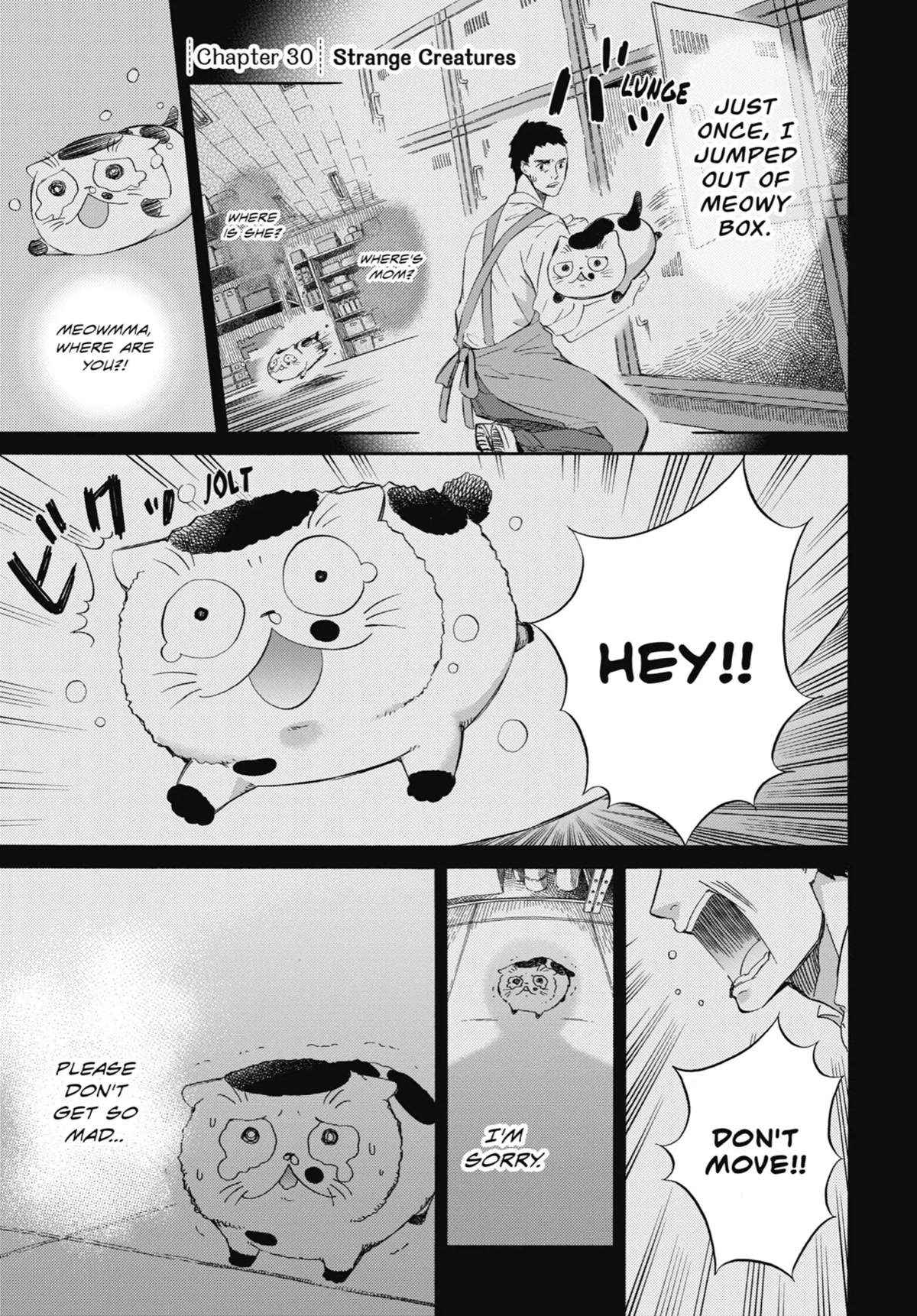 Ojisama to Neko Chapter 30 page 1 - Chapter 30: Strange Creatures