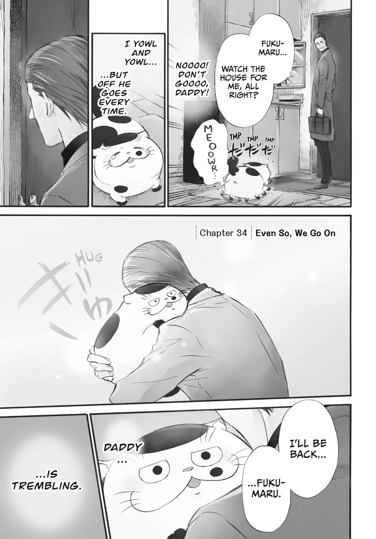 Ojisama to Neko Chapter 34 page 1 - Chapter 34: Even So, We Go On