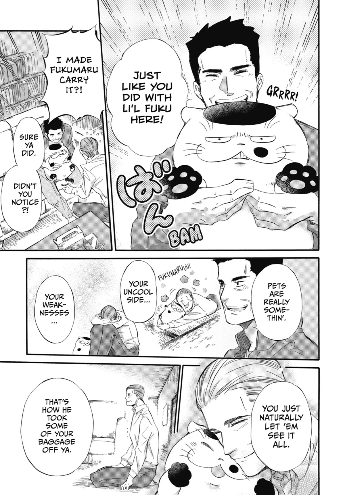 Ojisama to Neko Chapter 35 page 17 - Chapter 35: Fukumaru Is Powerful