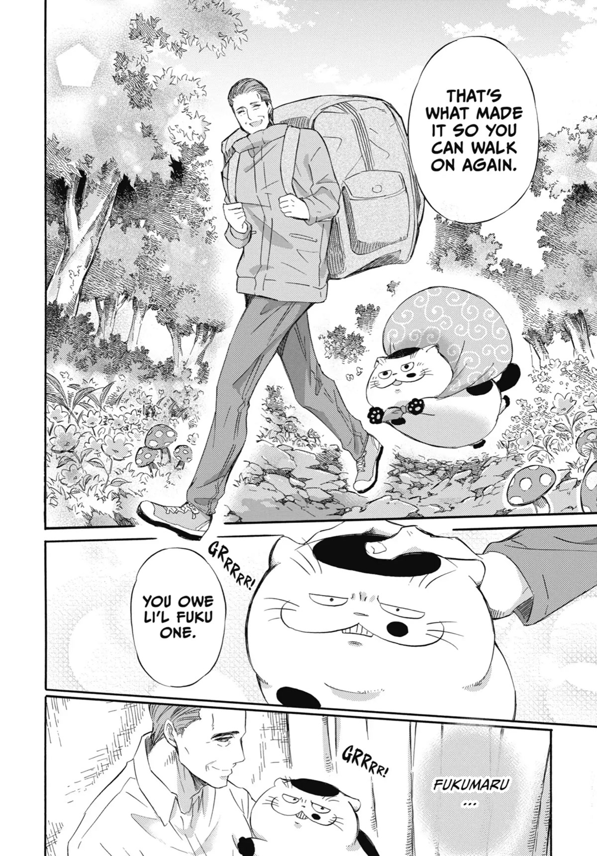 Ojisama to Neko Chapter 35 page 18 - Chapter 35: Fukumaru Is Powerful