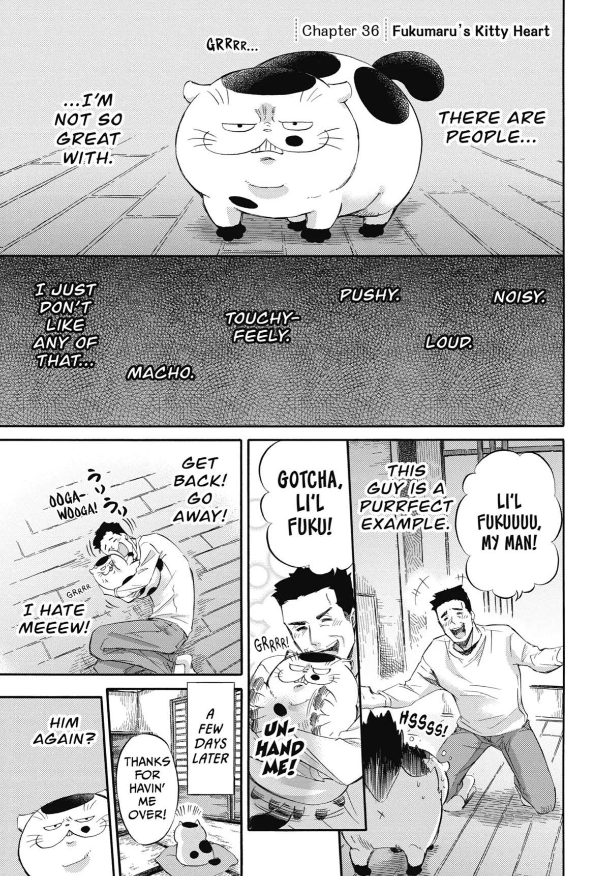 Ojisama to Neko Chapter 36 page 1 - Chapter 36: Fukumaru's Kitty Heart