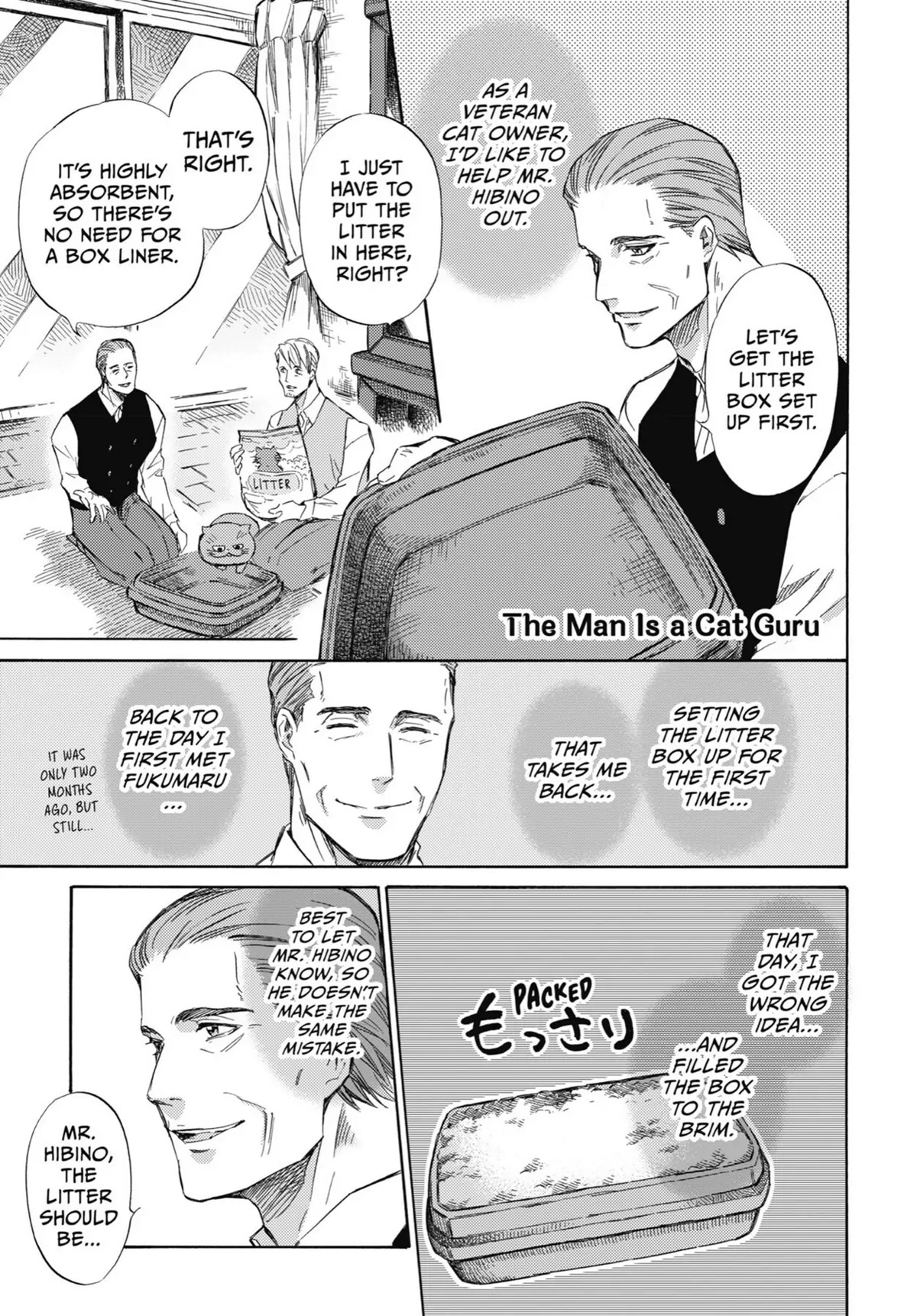 Ojisama to Neko Chapter 40.5 page 1 - Chapter 40.5: The Man Is A Cat Guru