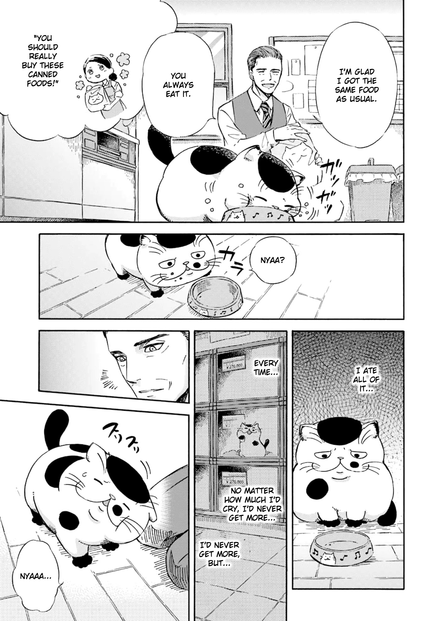 Ojisama to Neko Chapter 5 page 3 - Chapter 5: A Super Crunchy Miracle