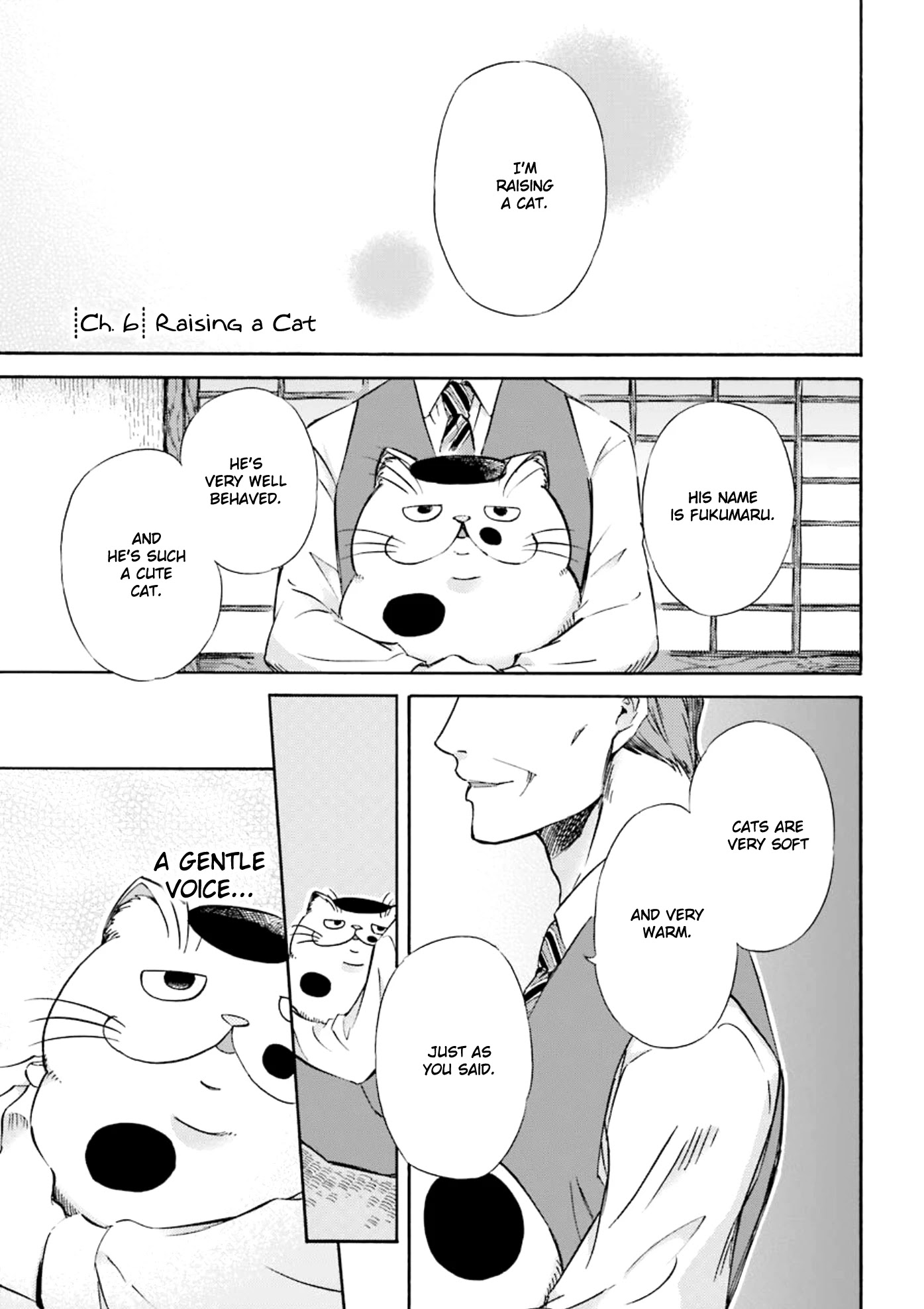 Ojisama to Neko Chapter 6 page 1 - Chapter 6: Raising a Cat